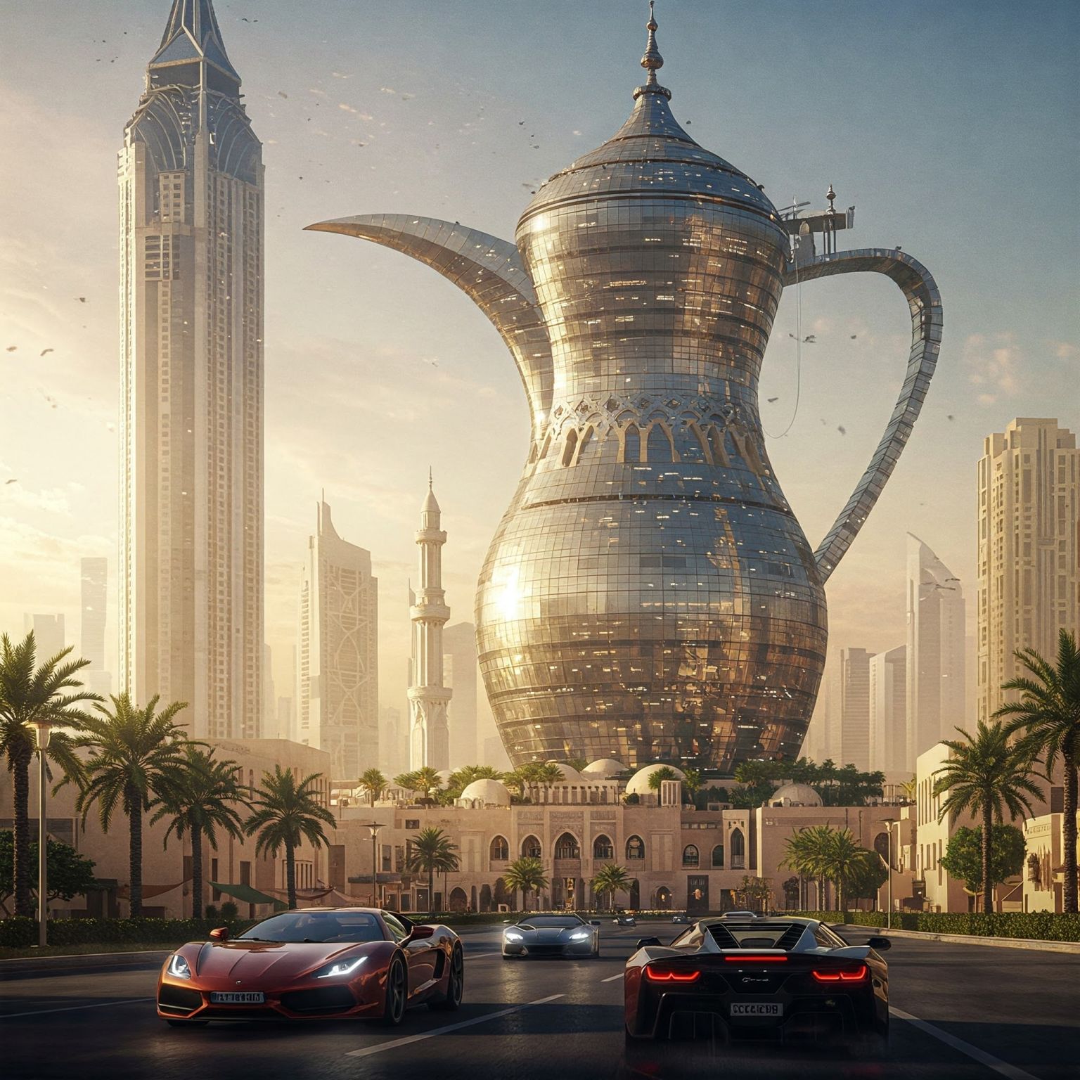 Dubai’s modern landscape was strongly influenced by British planners and Western architectural trends 🏗️—but imagine a contemporary vision that ful...