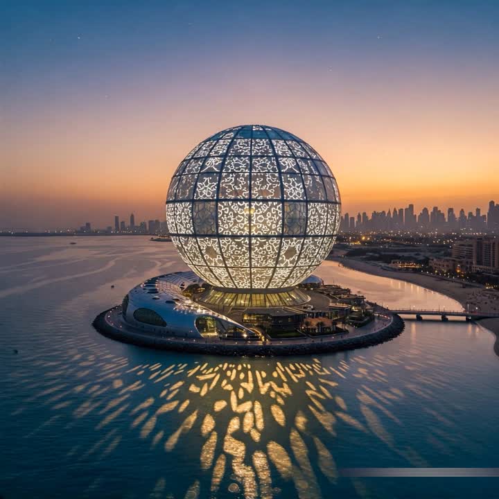 Immerse yourself in a captivating impression of tomorrow's Dubai, where desert heritage blends seamlessly with visionary architecture. 🕌✨