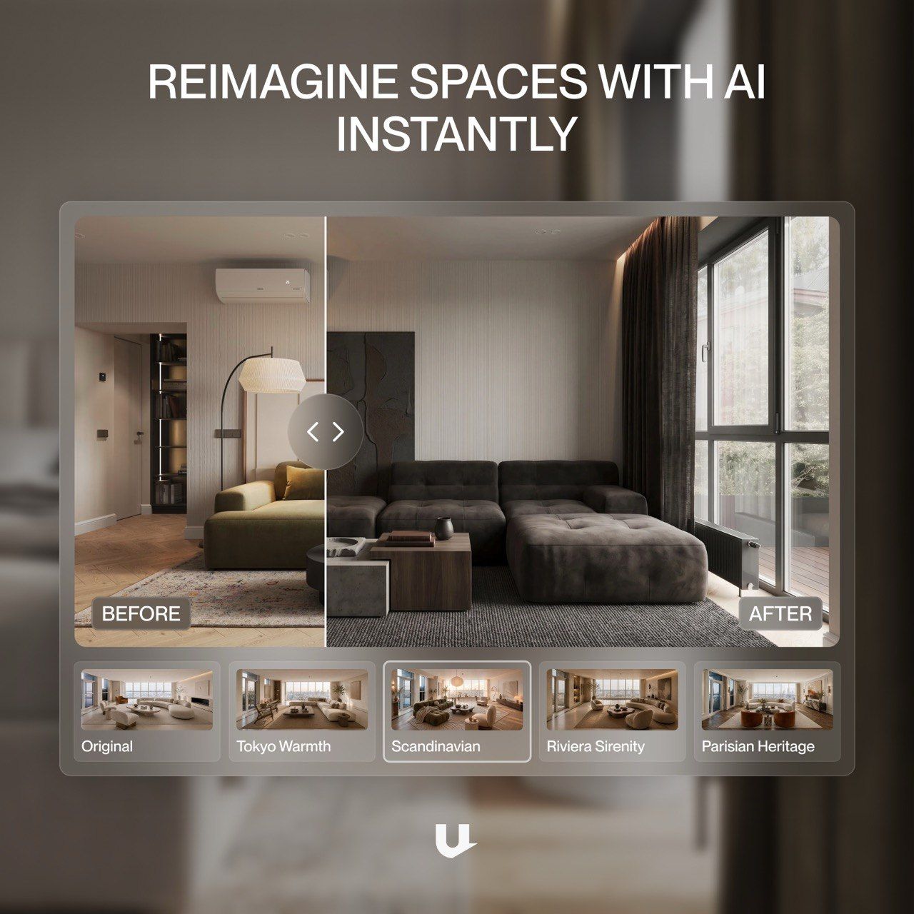 An empty flat or an outdated interior should never stop you from seeing the potential. Unrealty lets you apply any interior style to any listing, i...