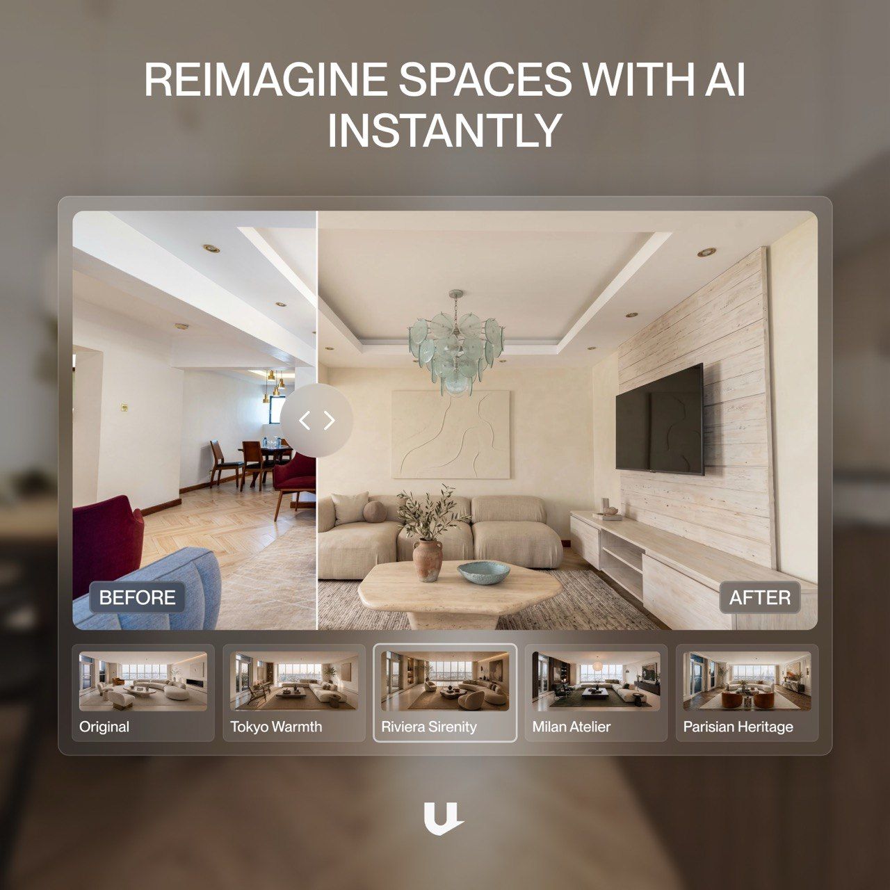 Interior design should not be a leap of faith. Unrealty's AI feature transforms any listing into a visual of your chosen style, instantly. See ever...