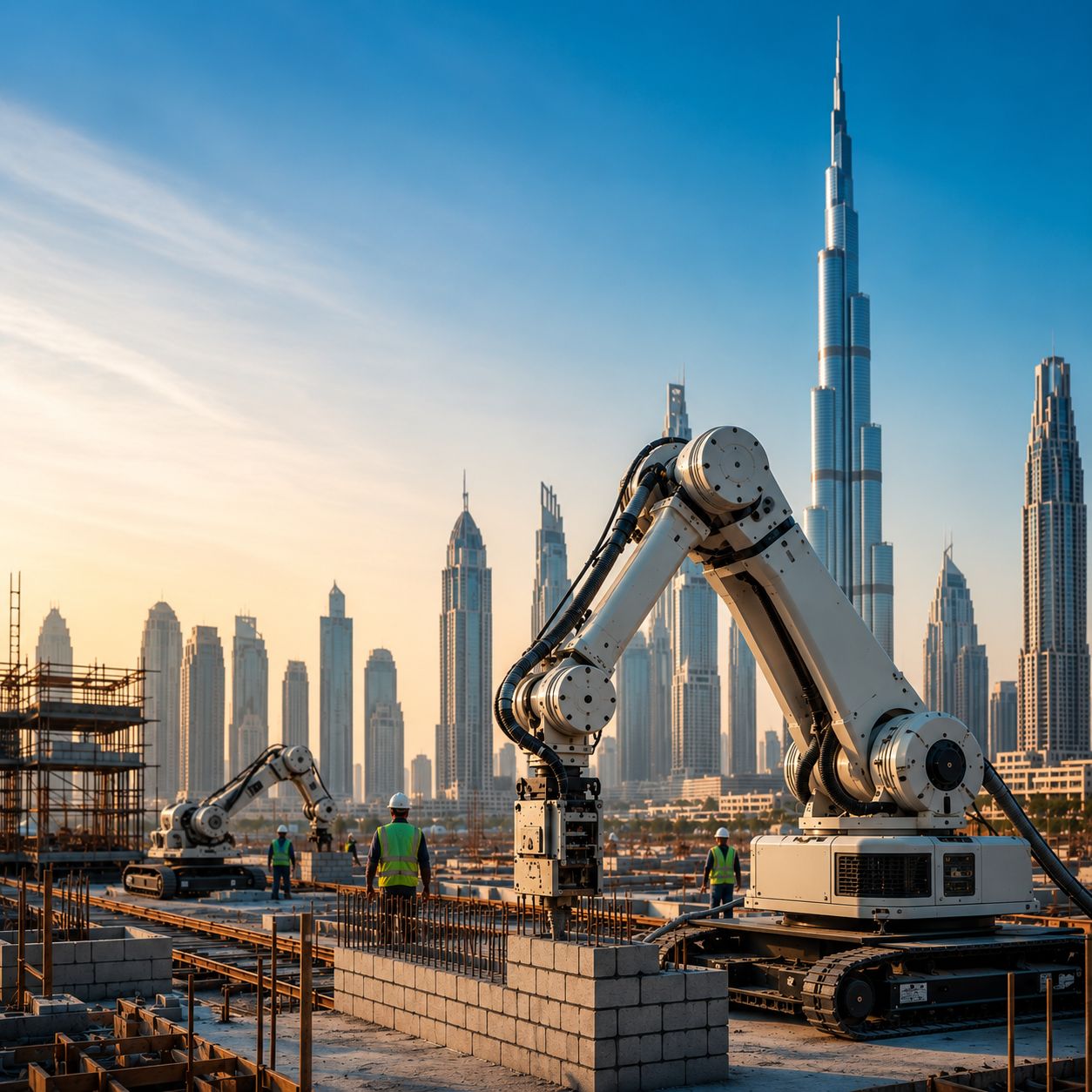 Dubai’s Construction Future Arrives as AI Robots Move Onto Active Development Sites