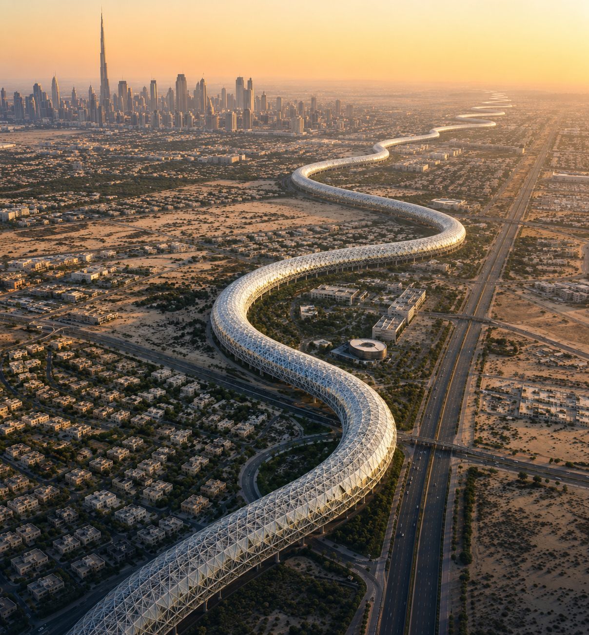 Dubai Unveils Vision for 93-Kilometre Climate-Controlled Walkable City