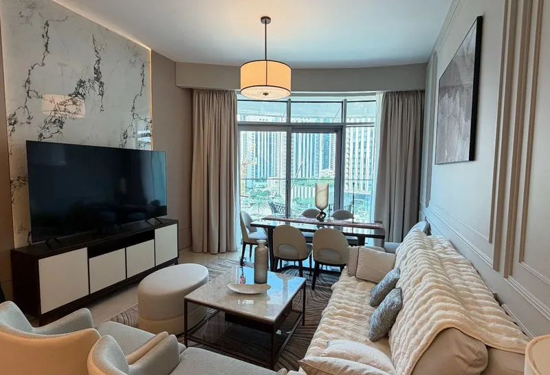 Fully Upgraded | 2BR+Maid | Burj View