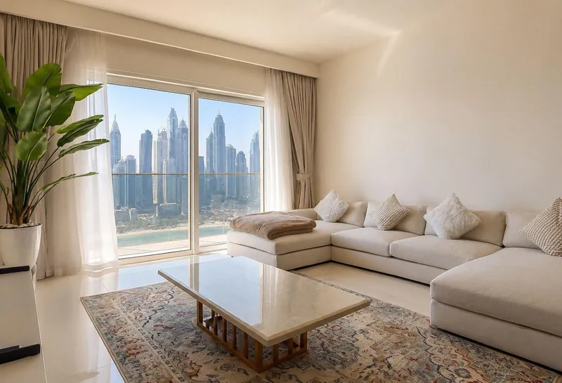 Furnished 2BR / Grand Bleu Tower 1 | Sea Views