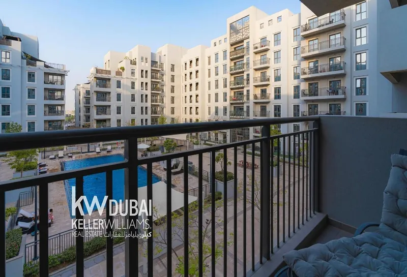 Full Pool View | Two Balconies | Furnished