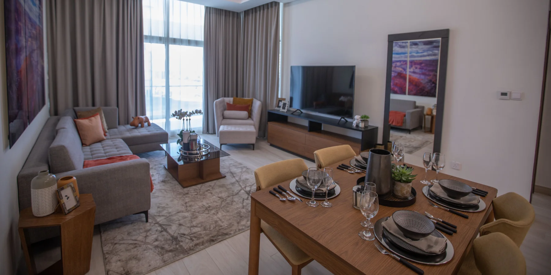 European-inspired serviced apartments