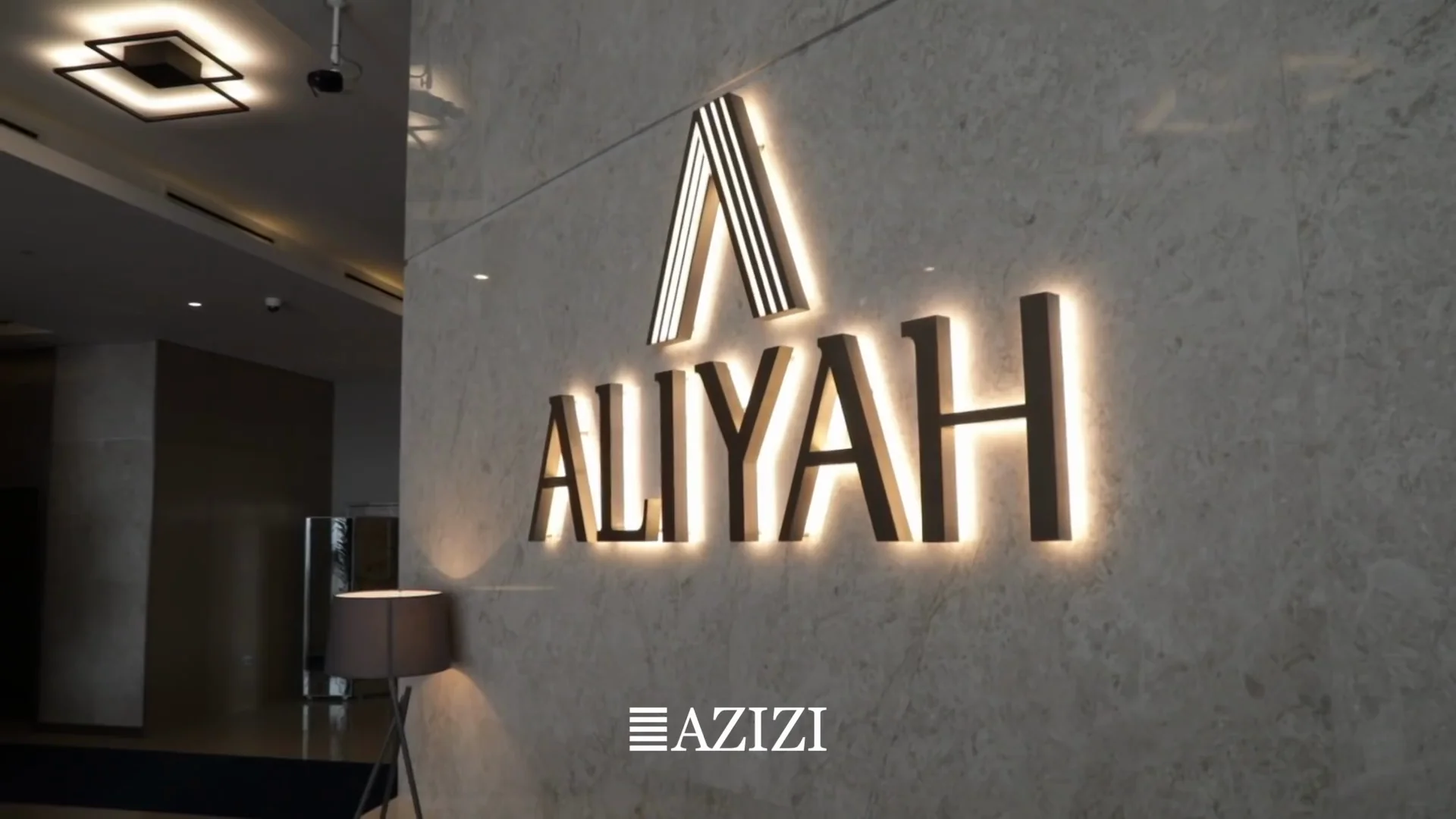 An elegant lobby and reception