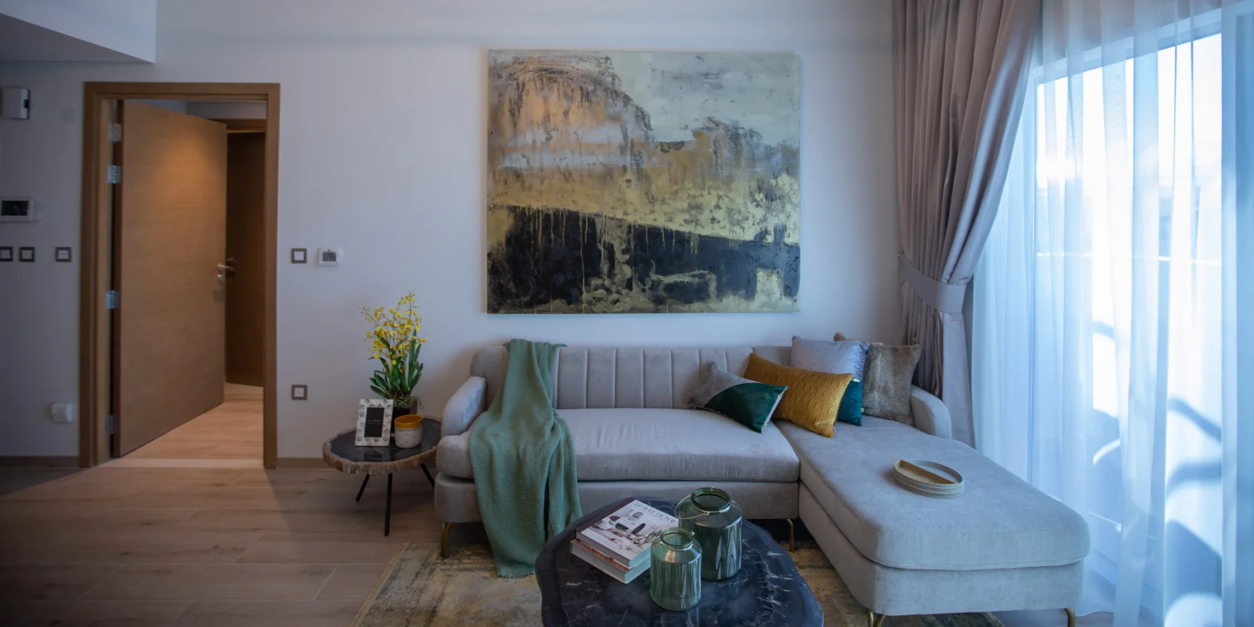 One- and two-bedroom floor plans