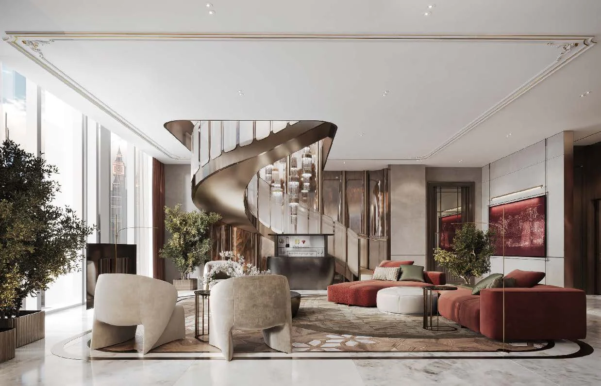Penthouses on floors 72 to 87