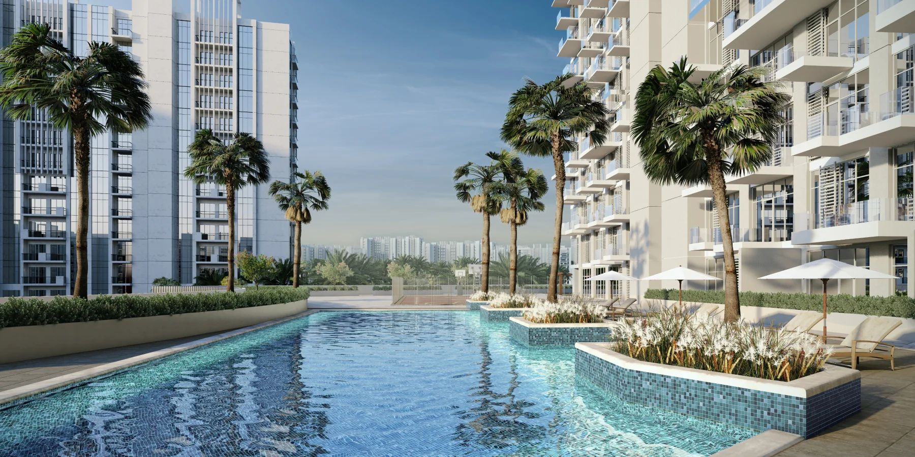 Two pools, a gym, a sauna and a steam room