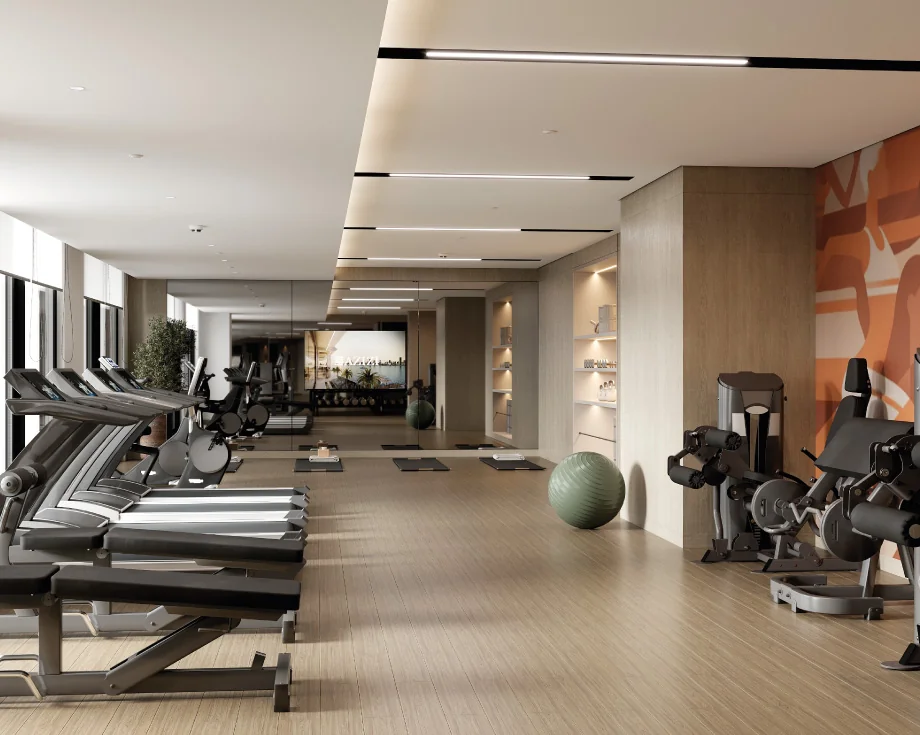Gym, cinema and multipurpose hall