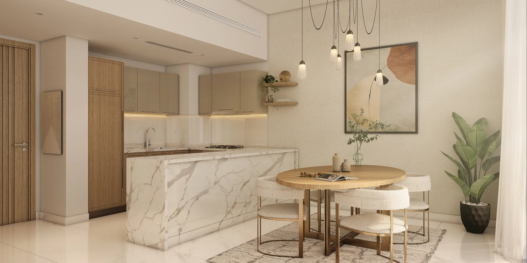 Azizi's typical interior design