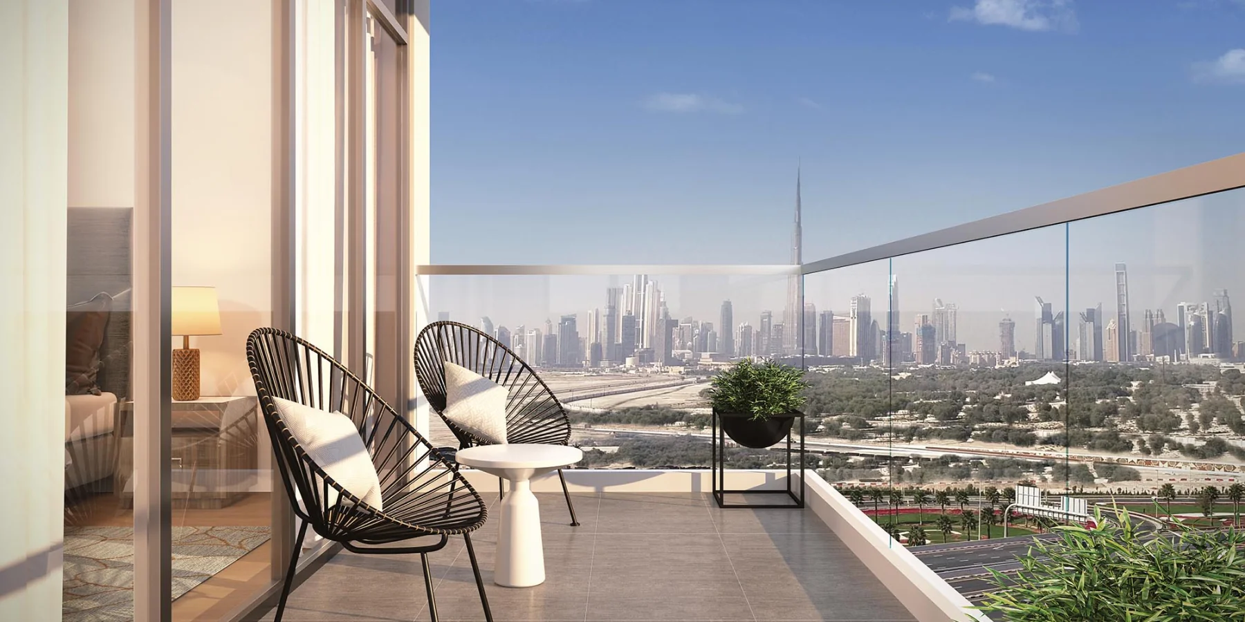 Views of the Dubai skyline
