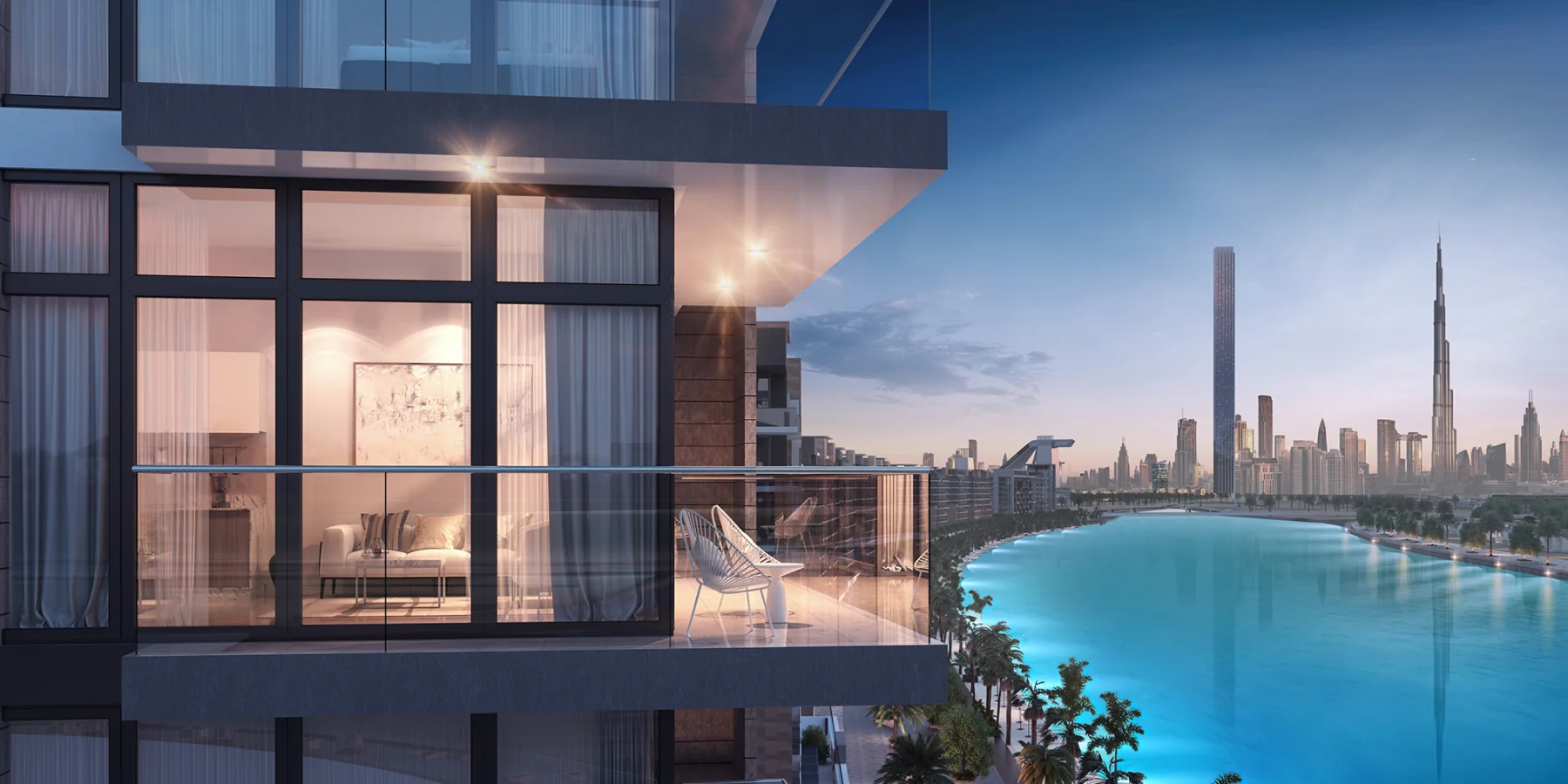 Lagoon and skyline views