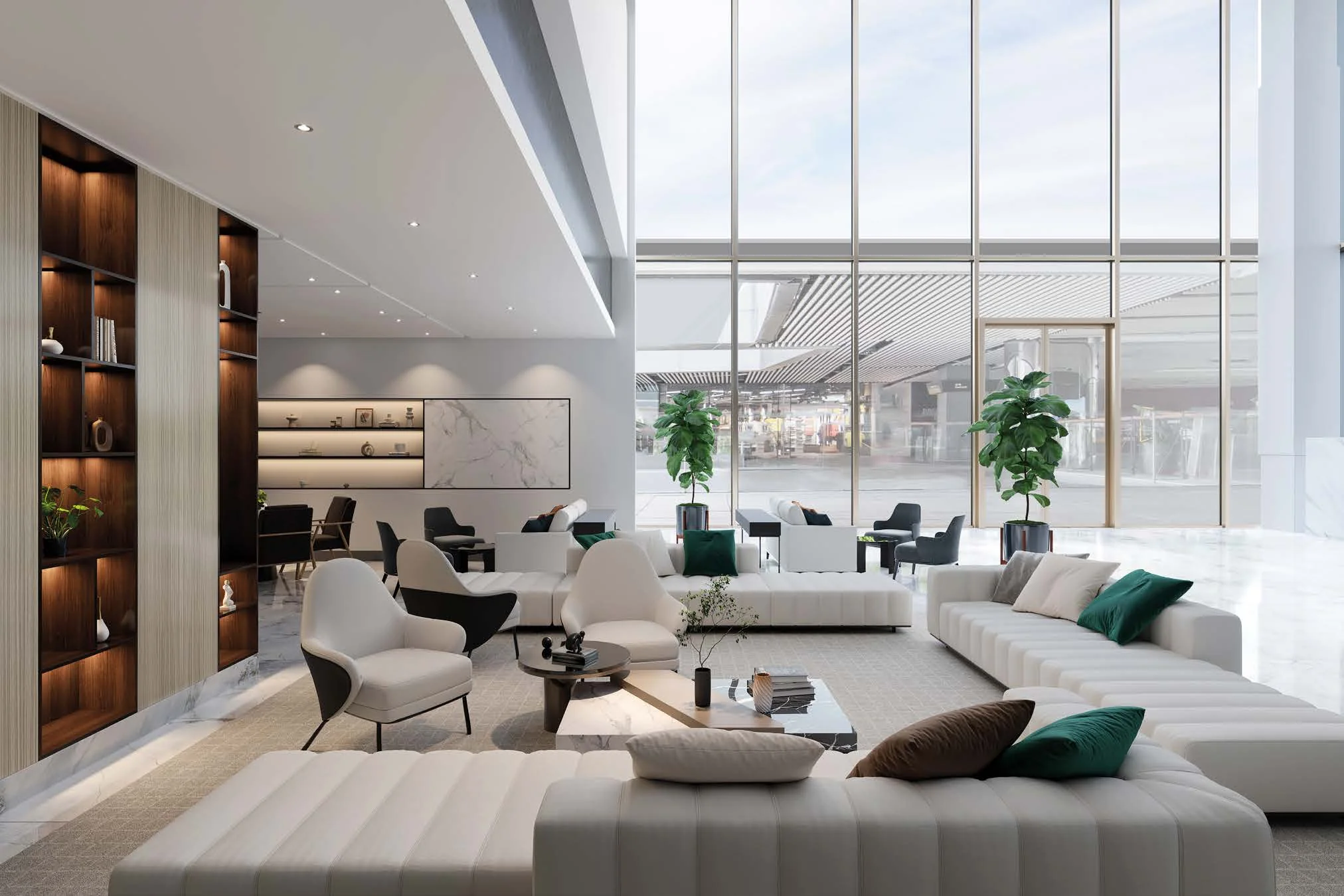 A residents' premium lounge