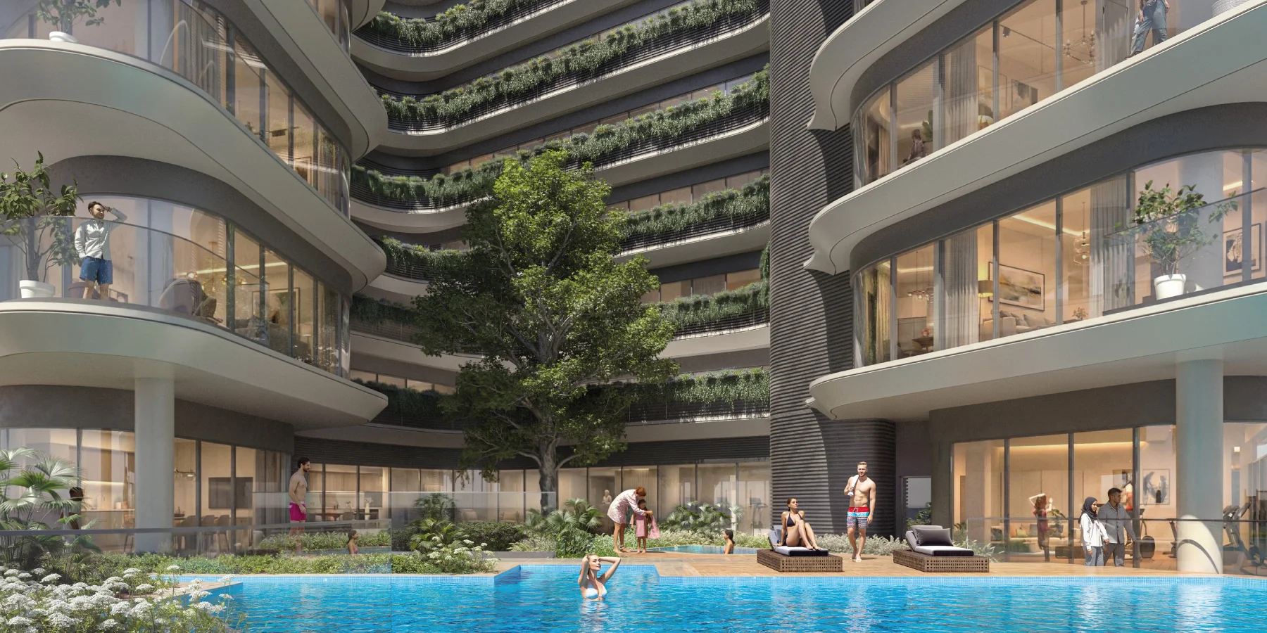 Pools for adults and kids
