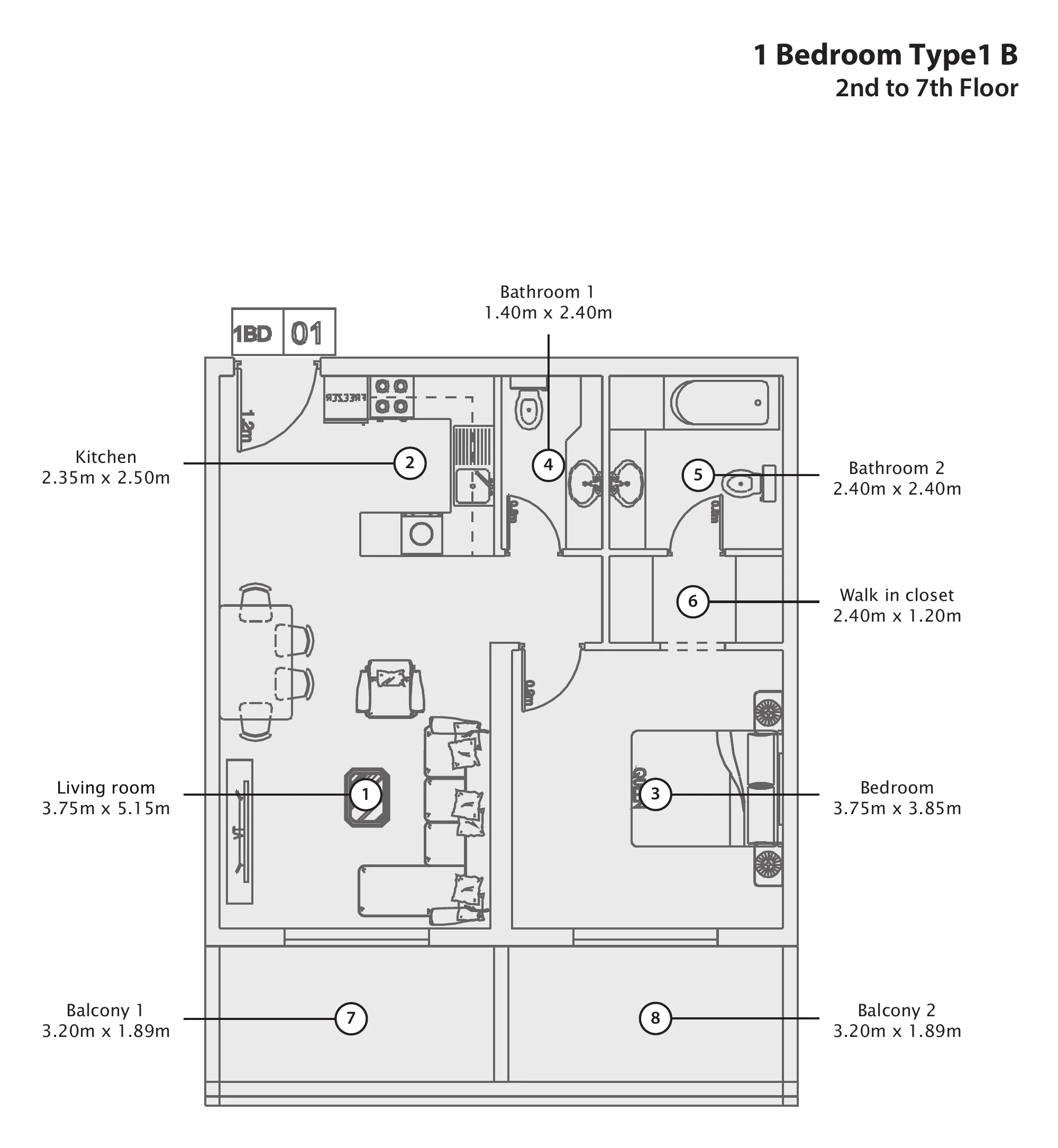 A balcony or terrace in every plan