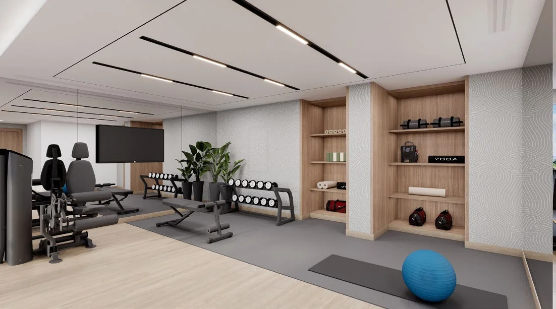 Clubhouse, cinema, pools and gym
