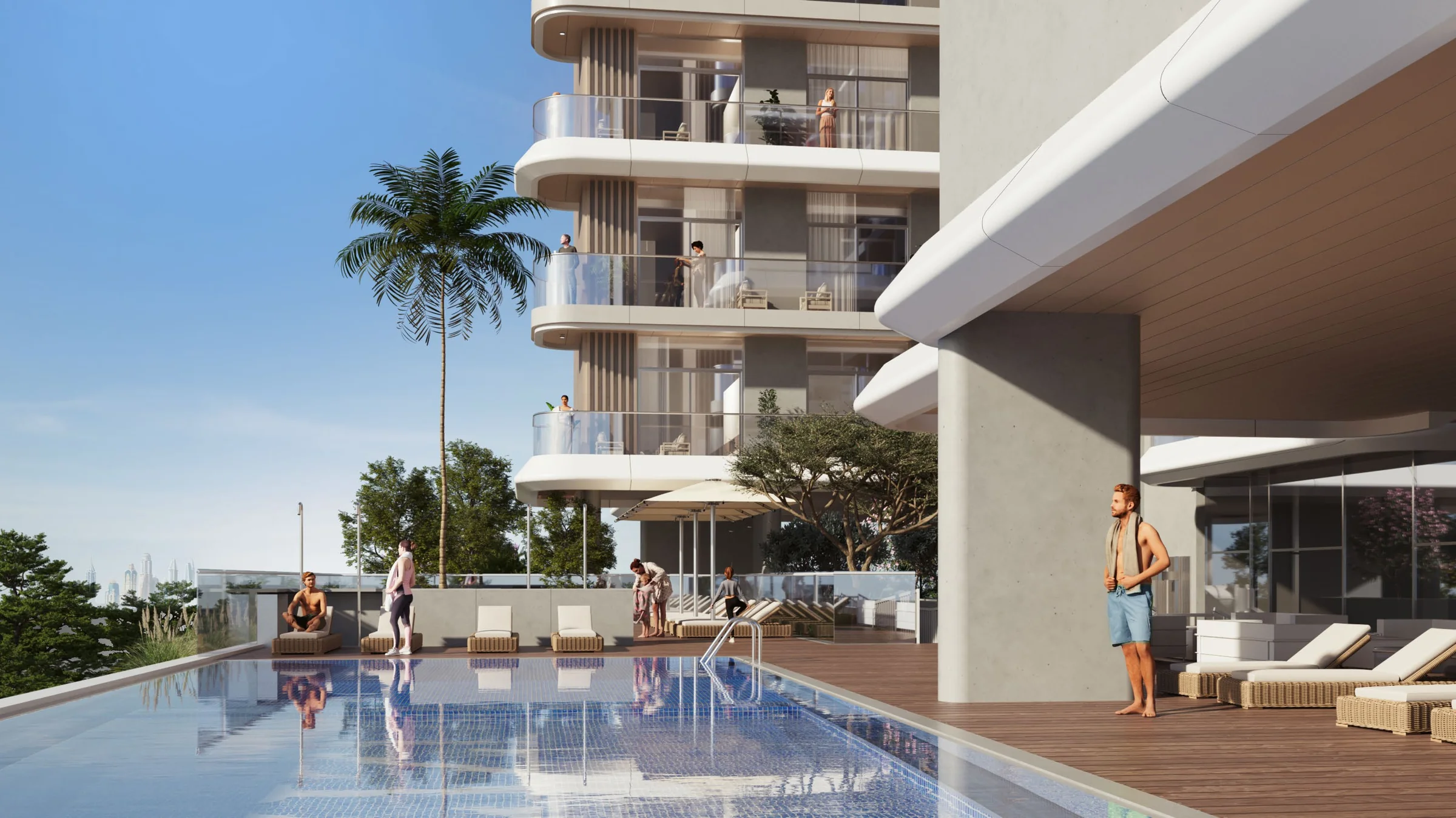 Pool, gym, sauna and cinema