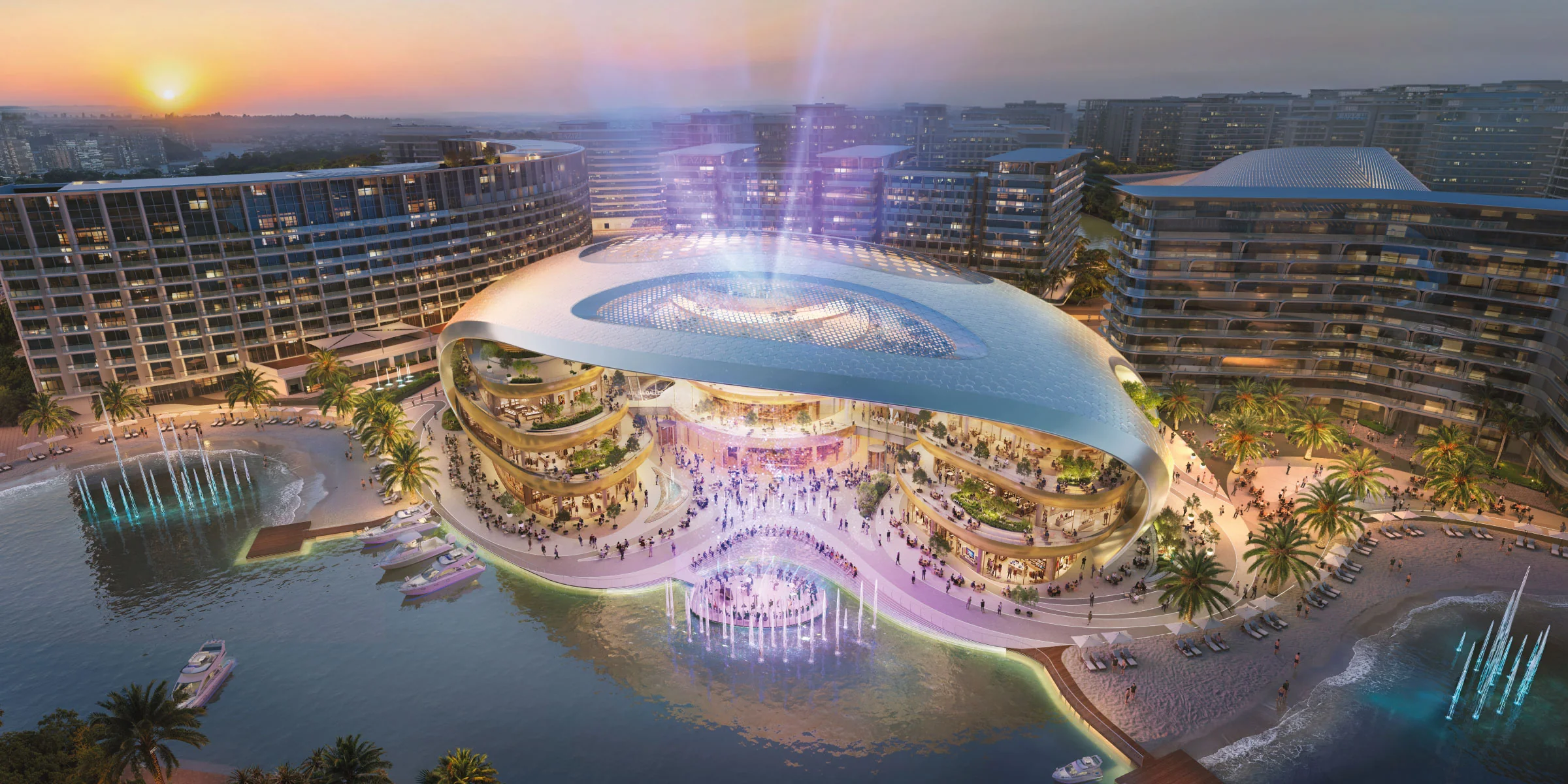 A planned opera house on the lagoon