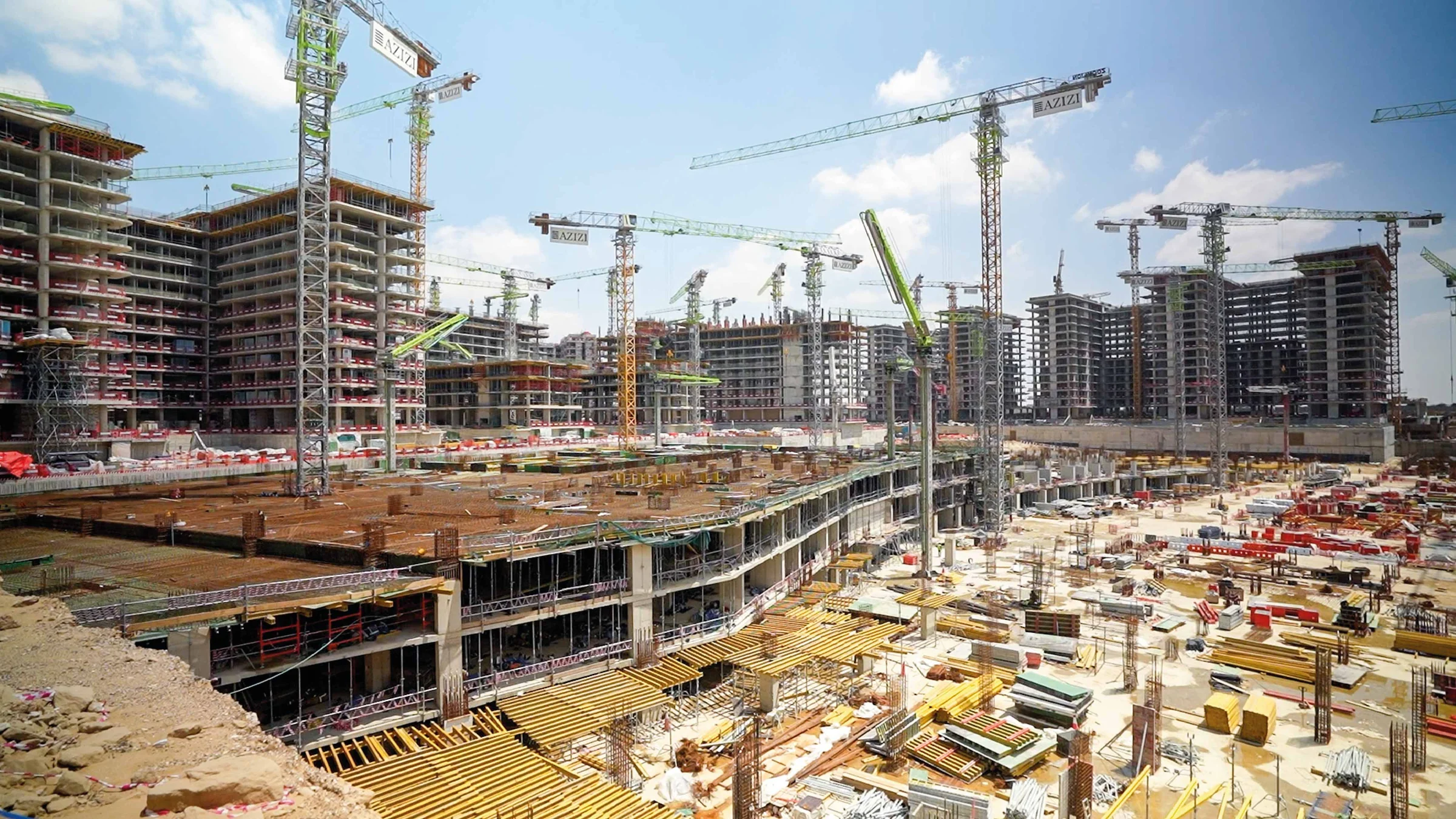 Construction under way