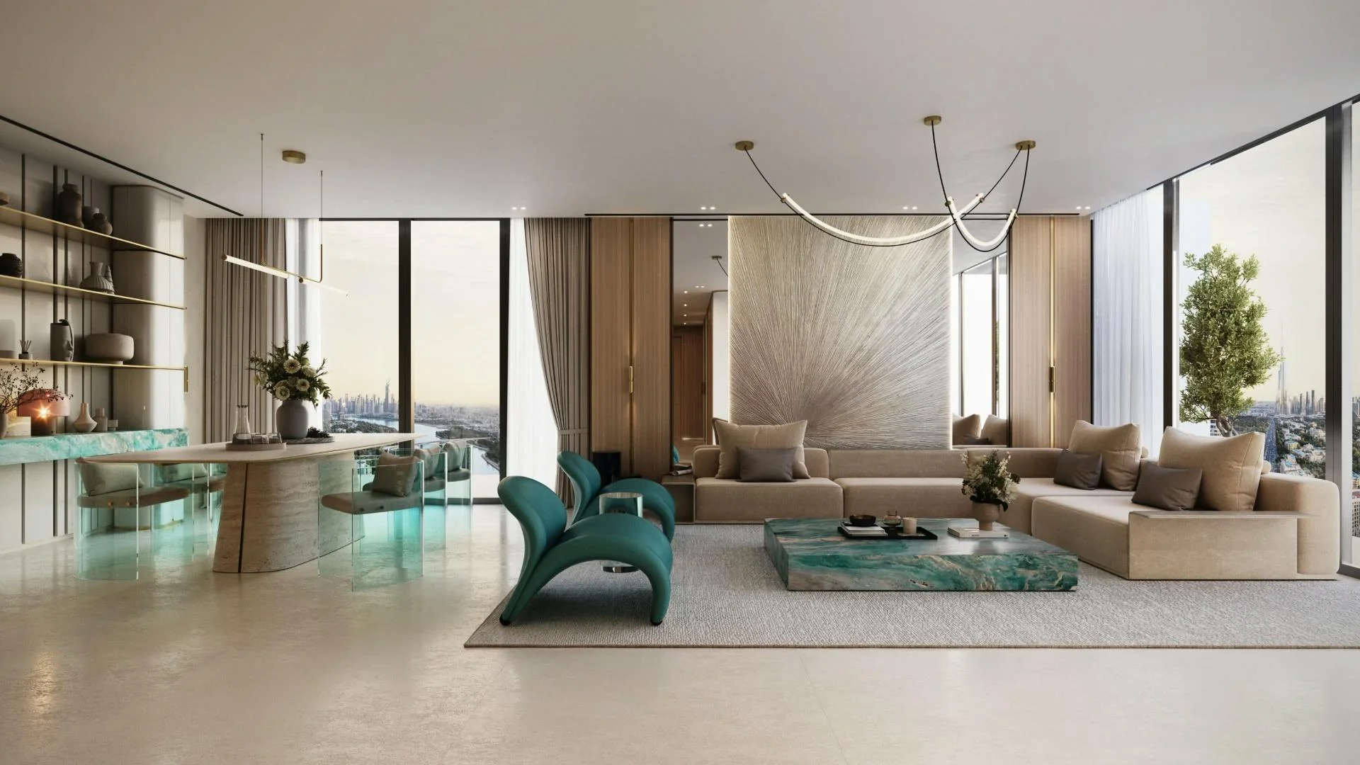 Studios to three bedrooms