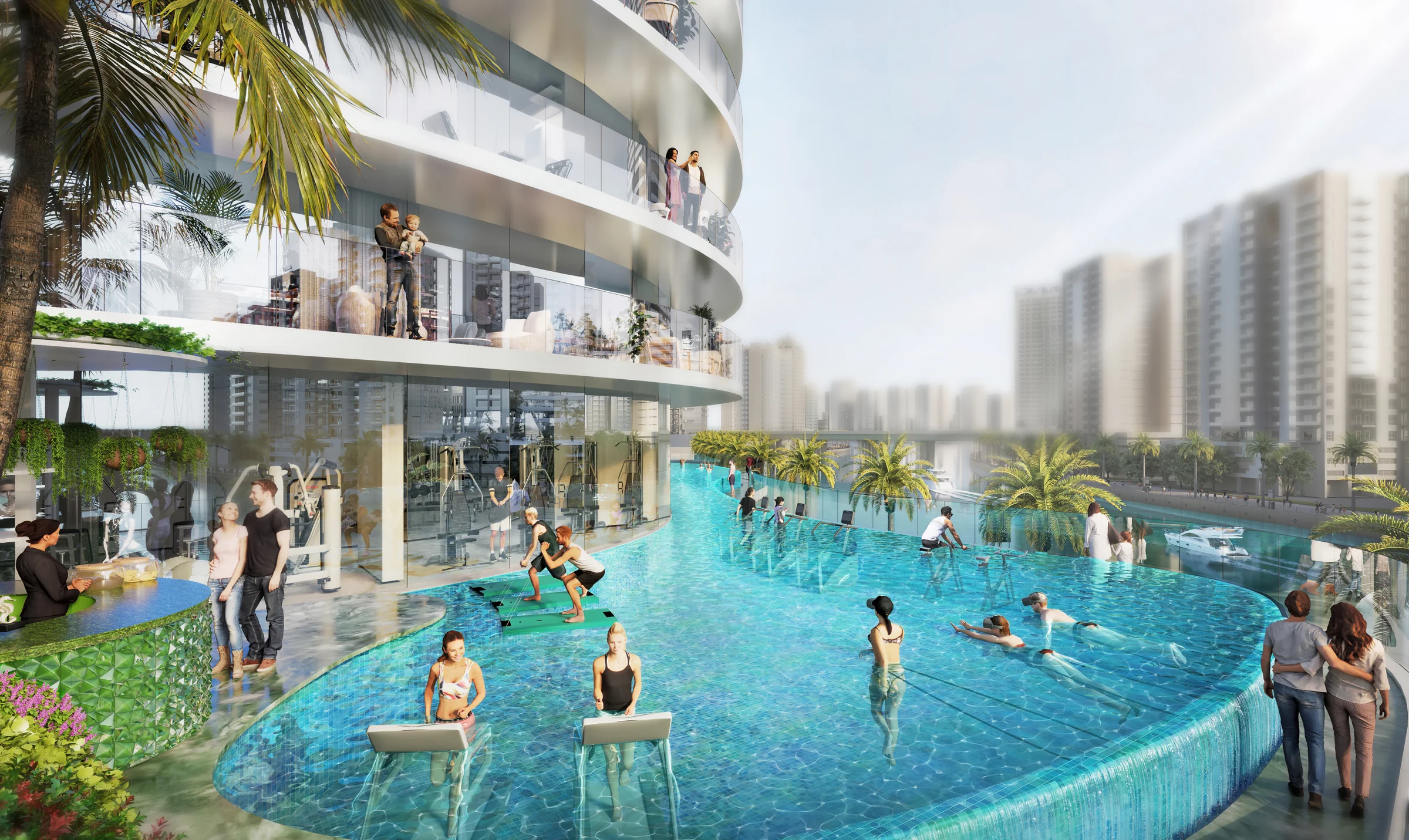 Aqua gym and Swim VR