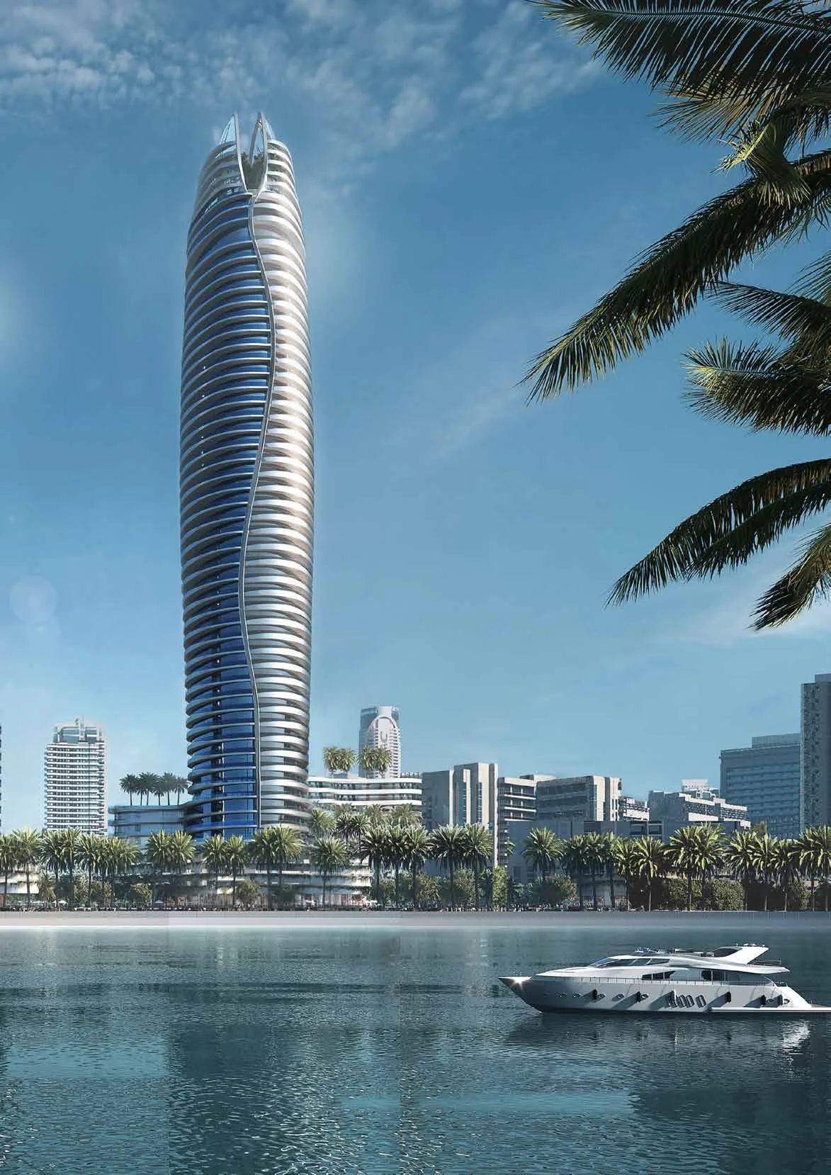 On the Dubai Canal in Business Bay