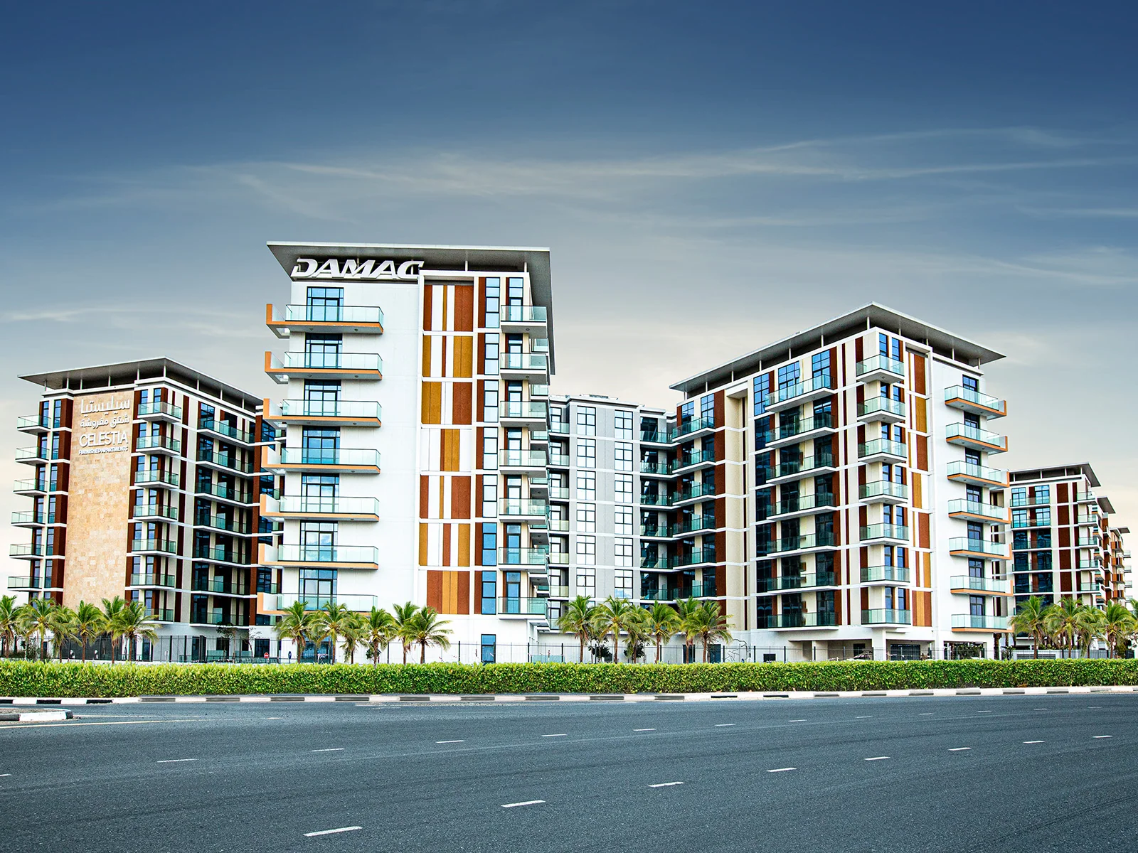 A completed building in Dubai South