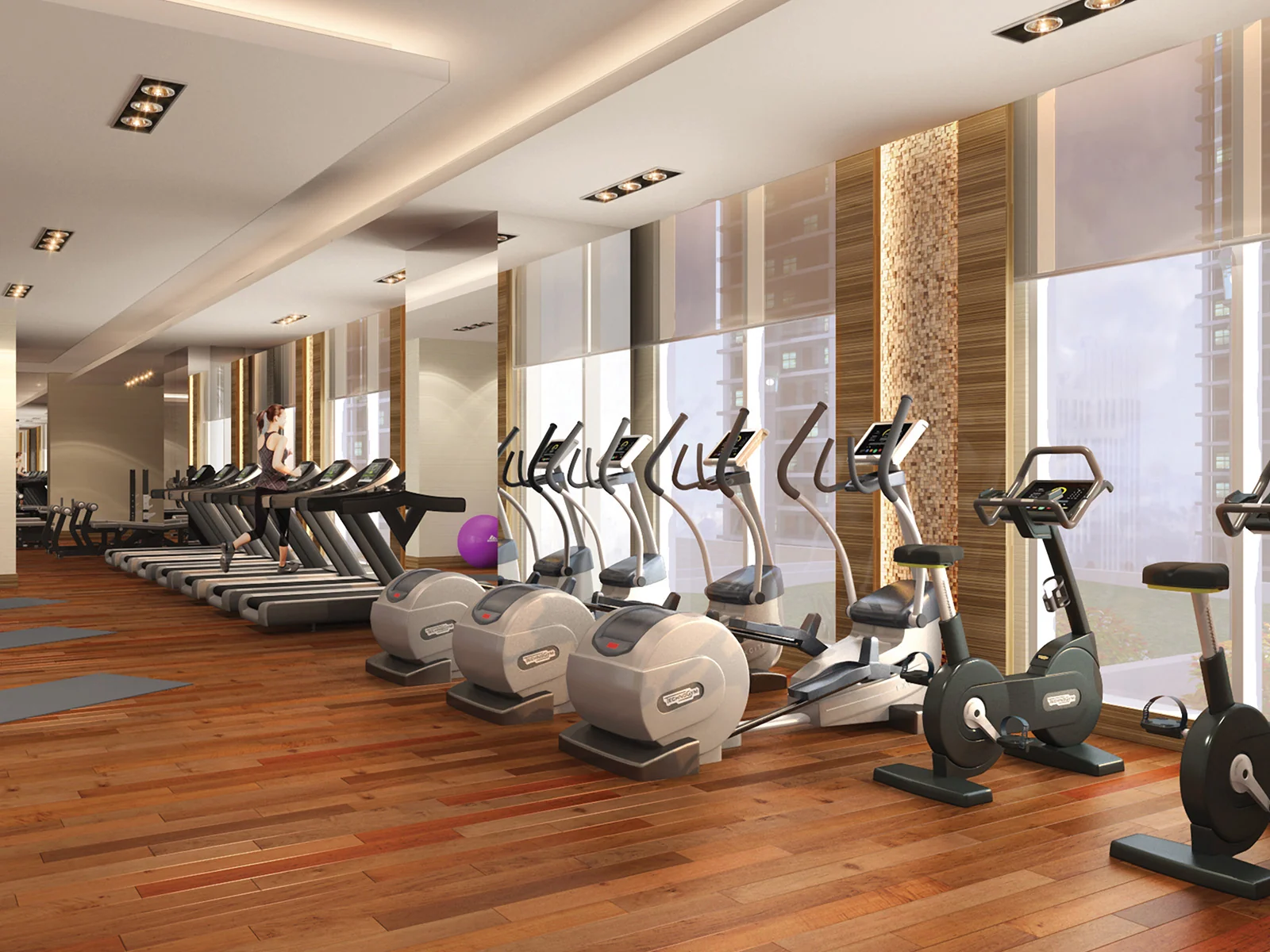 Fully equipped gym