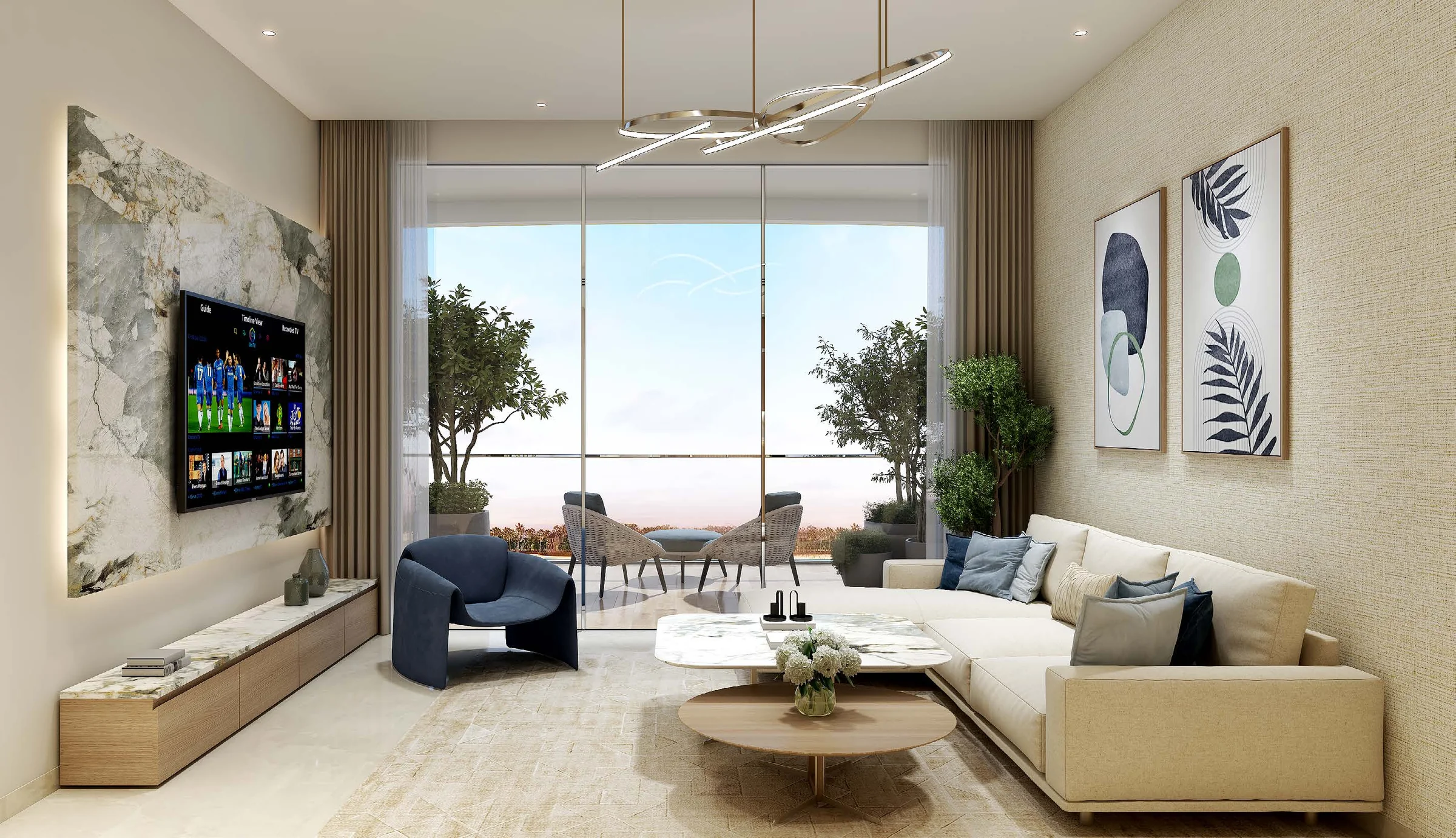 Studios to two-bedroom apartments