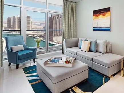 Furnished homes with bay views