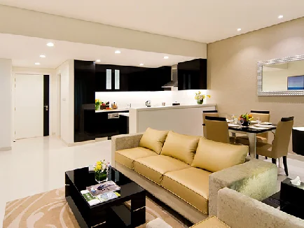 Fully furnished serviced suites
