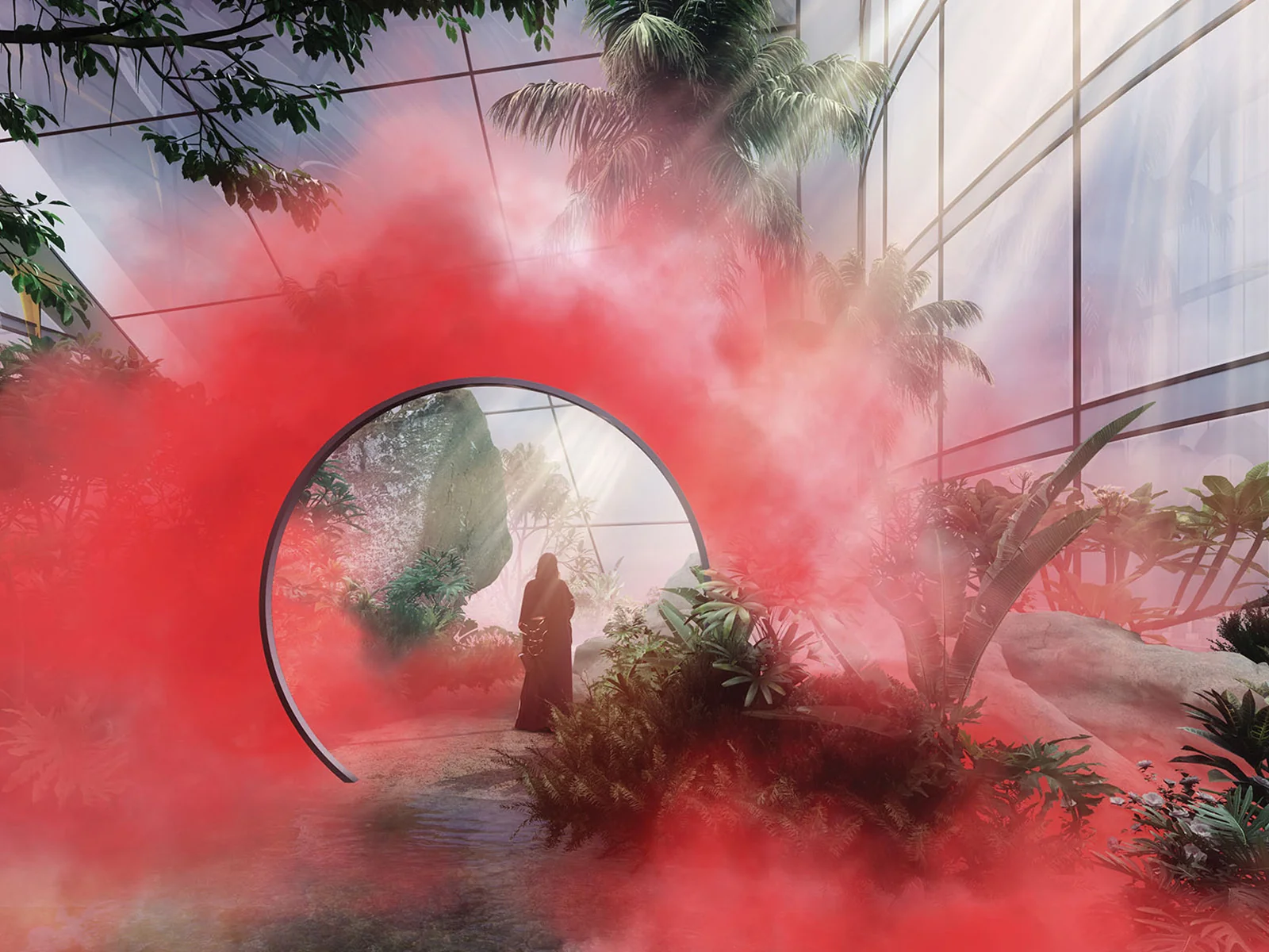 Dubai's first fog forest