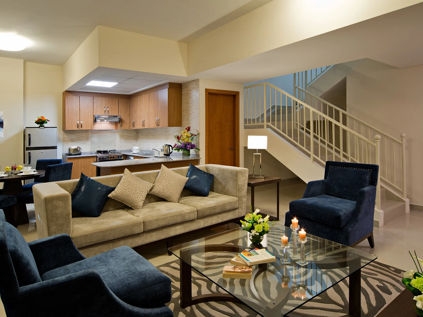 Duplexes with the feel of a villa
