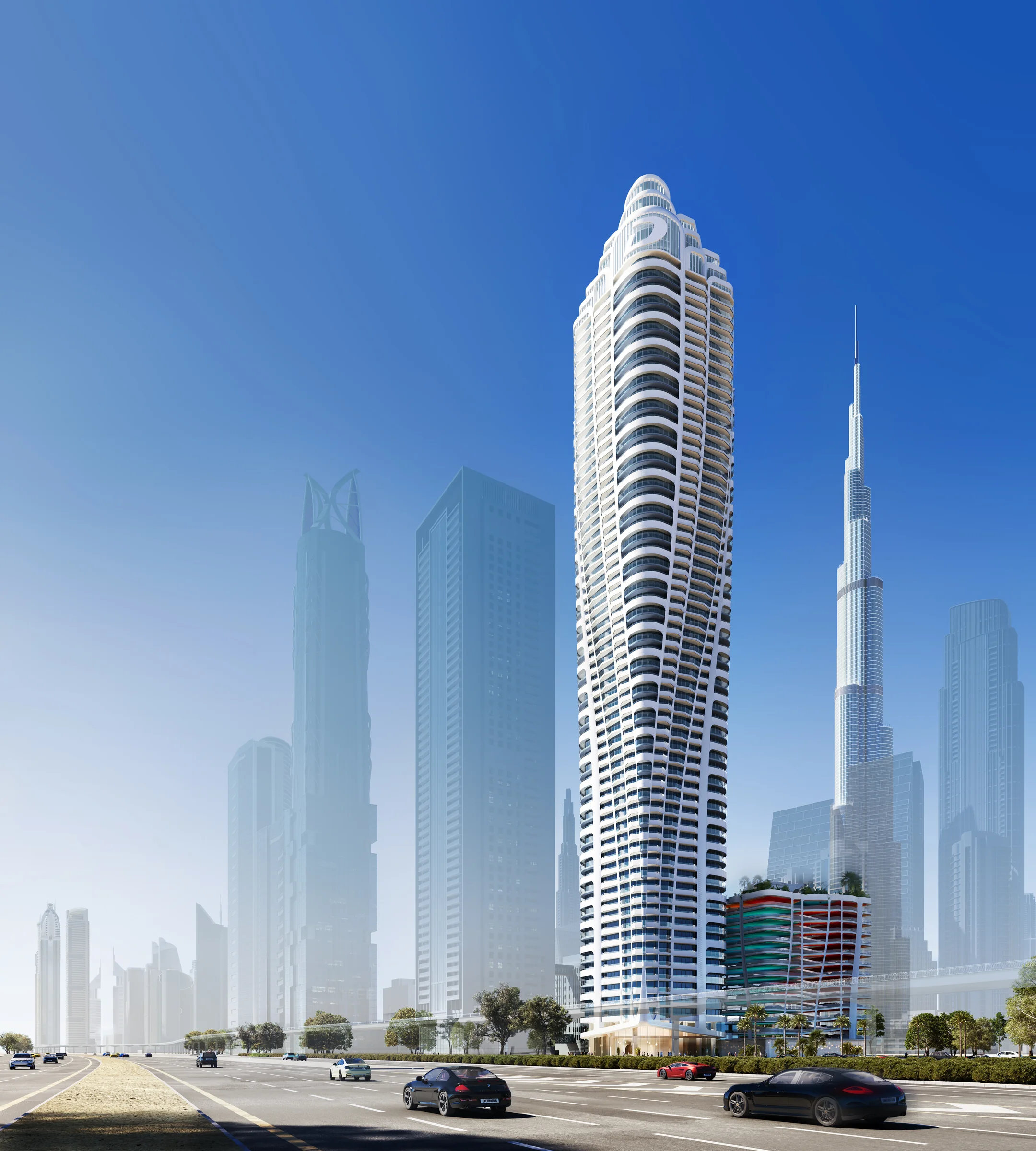 On Sheikh Zayed Road