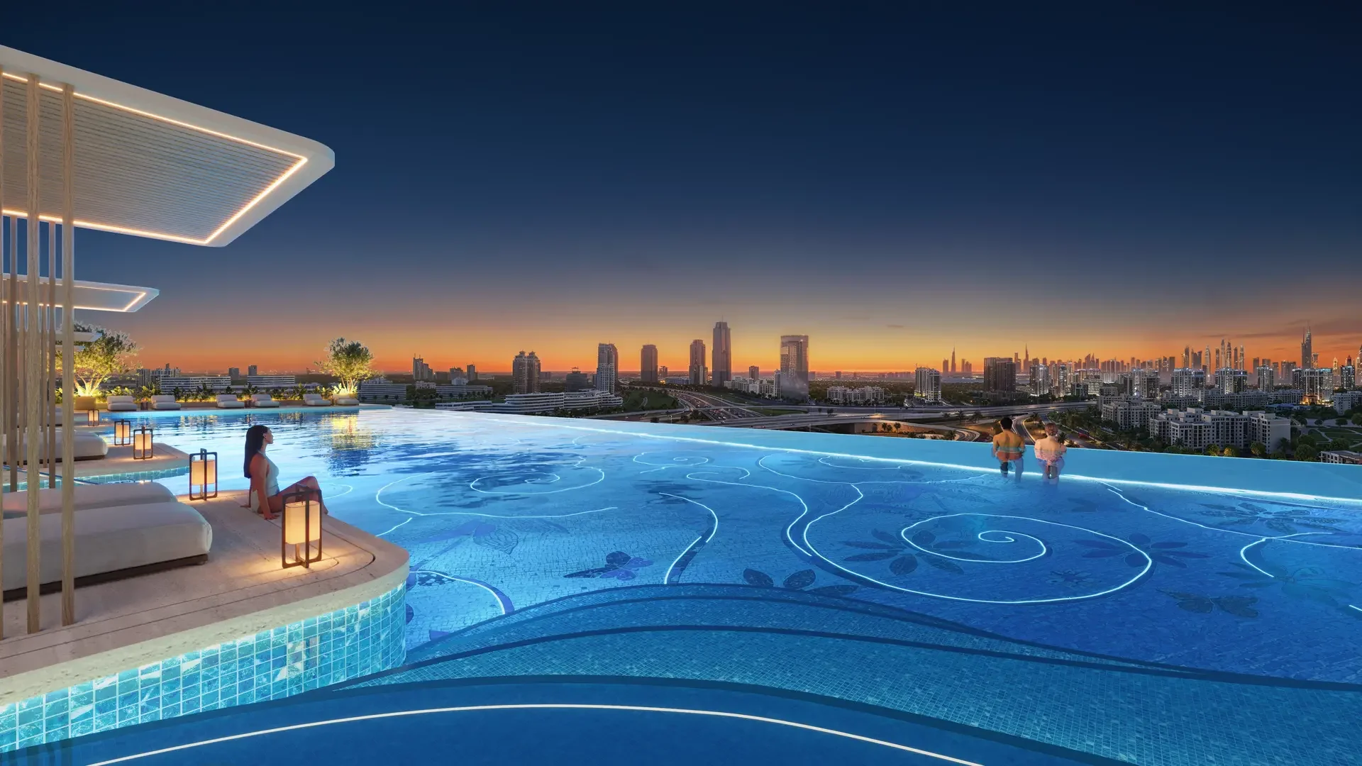 Swim above the skyline