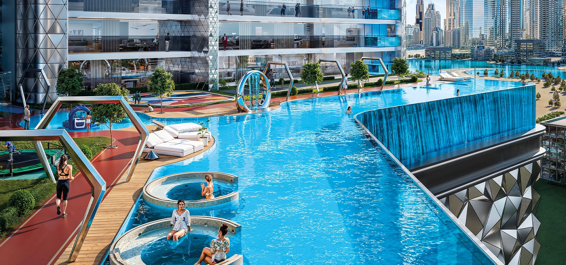 An infinity pool