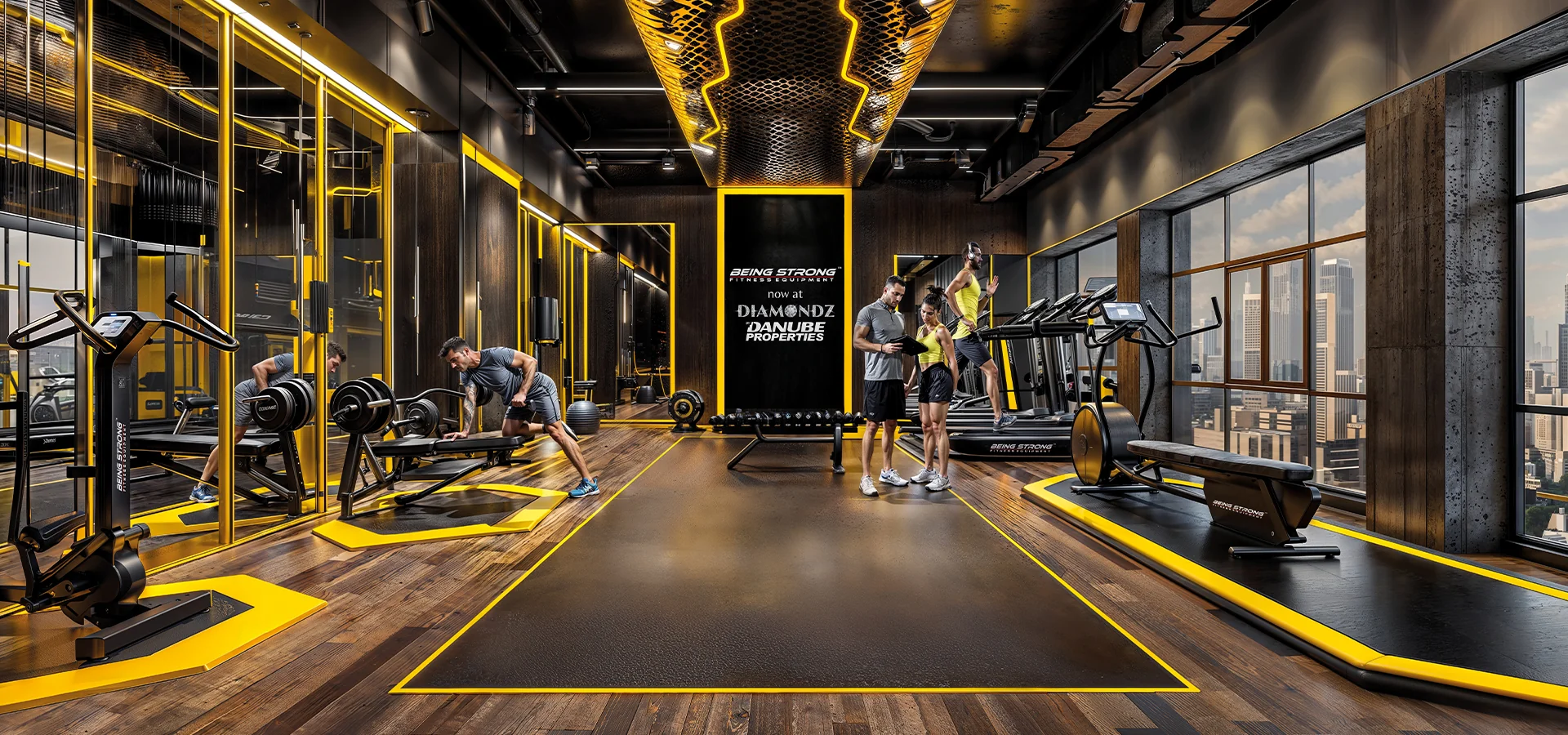Being Strong gym equipment
