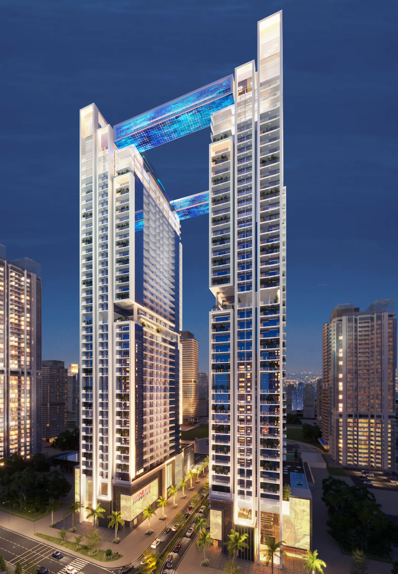 Two towers: Viewz 1 and Viewz 2