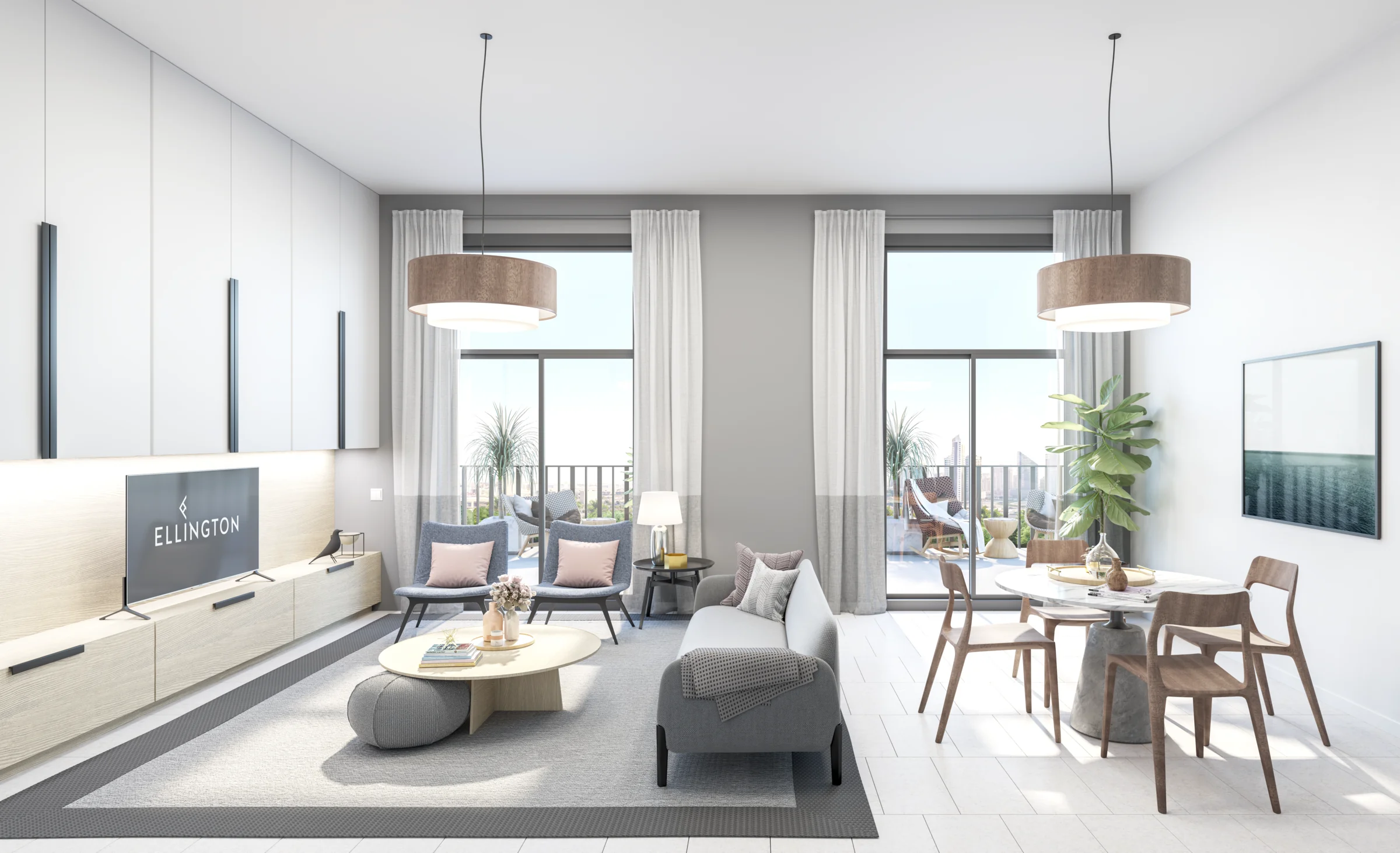 Studios to two-bedroom homes