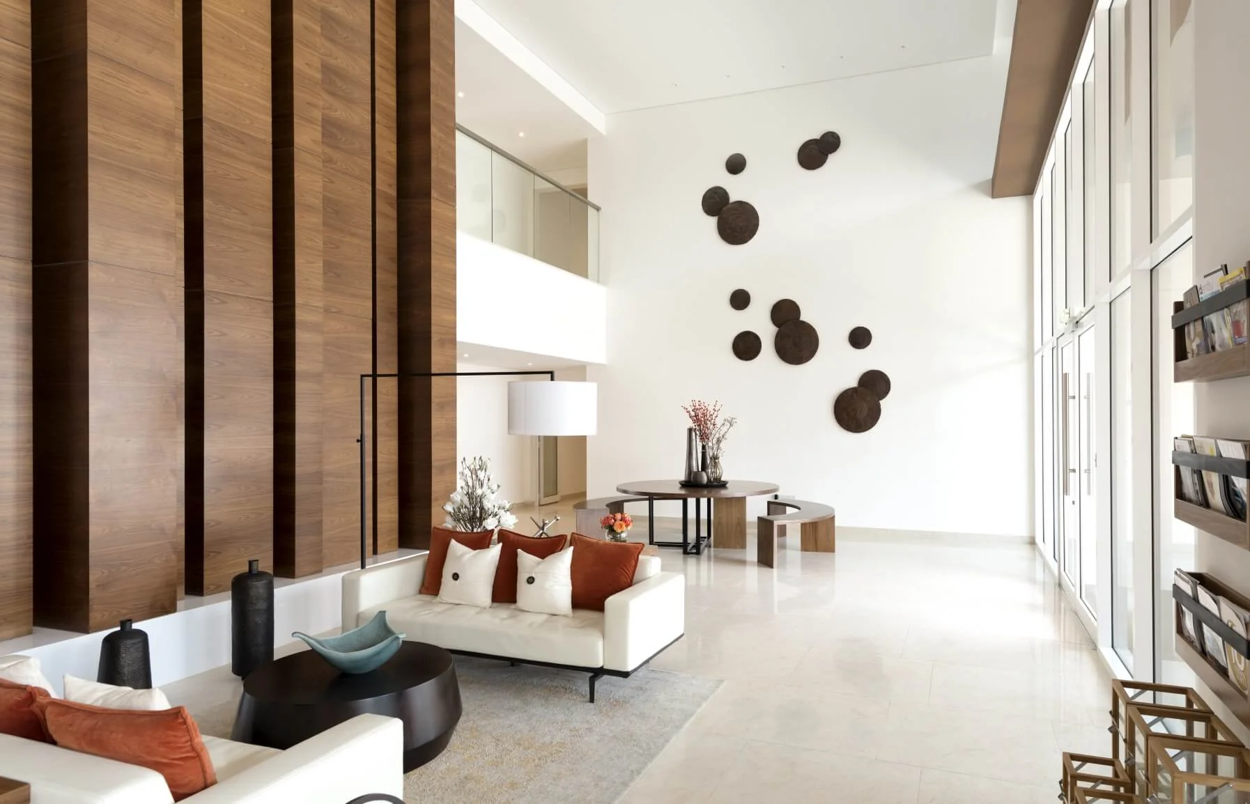 Lobbies with art installations