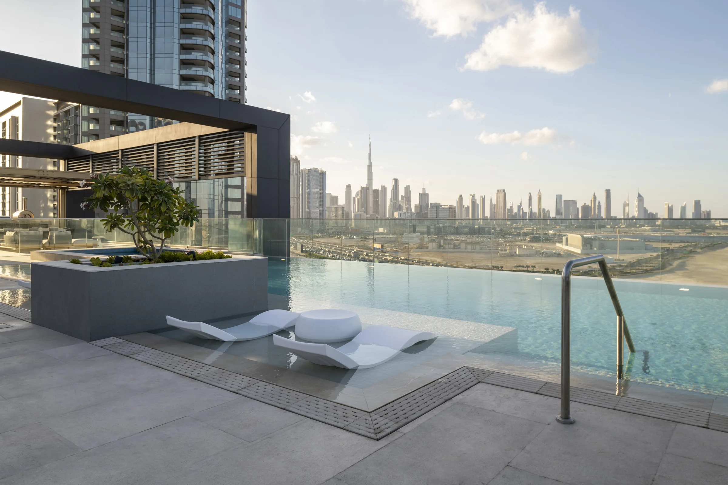 Rooftop pool and terrace