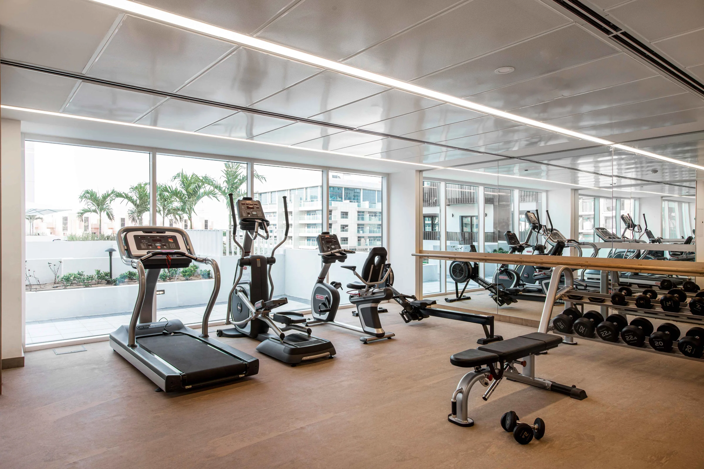 On-site fitness studio