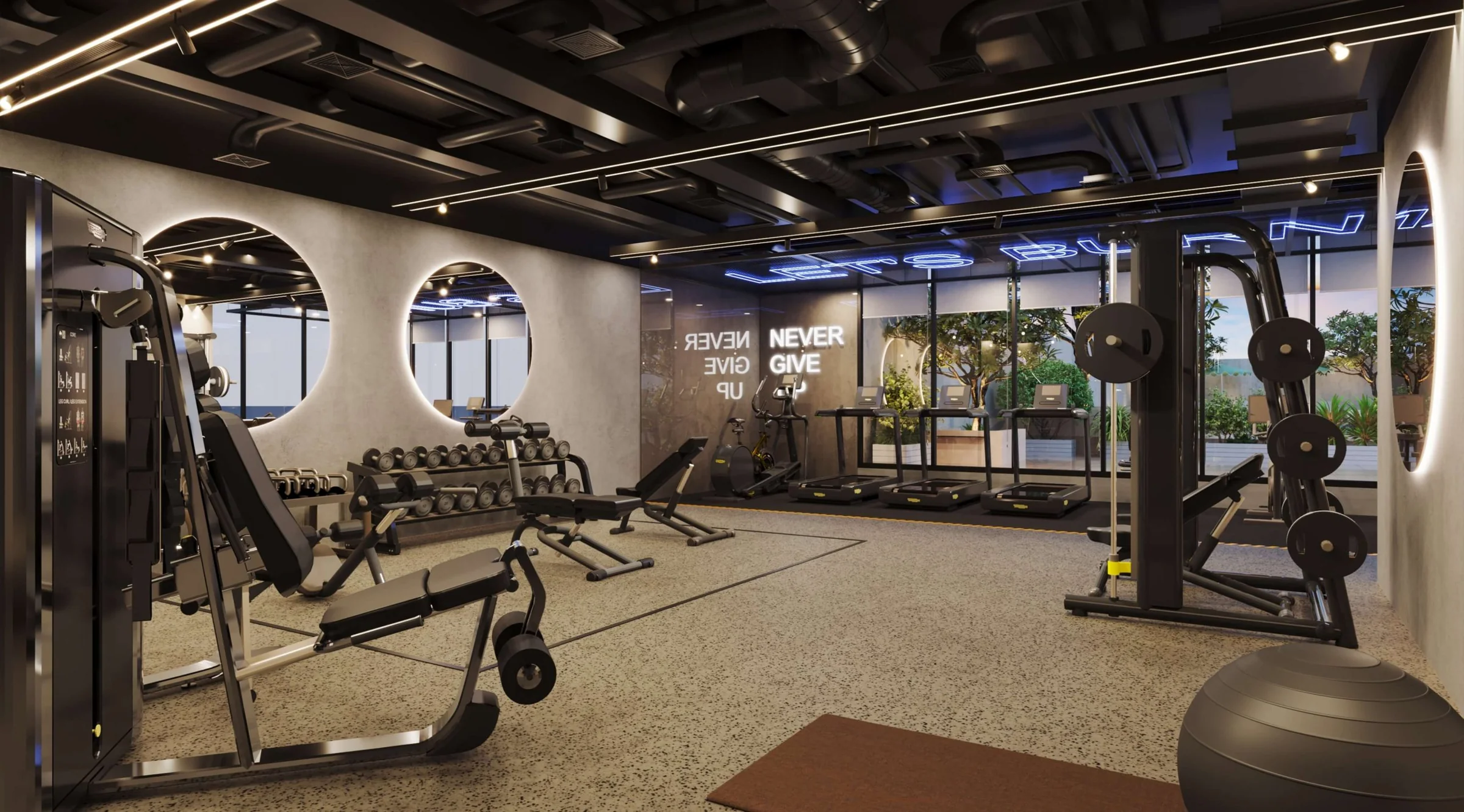 Fitness centre and yoga studio