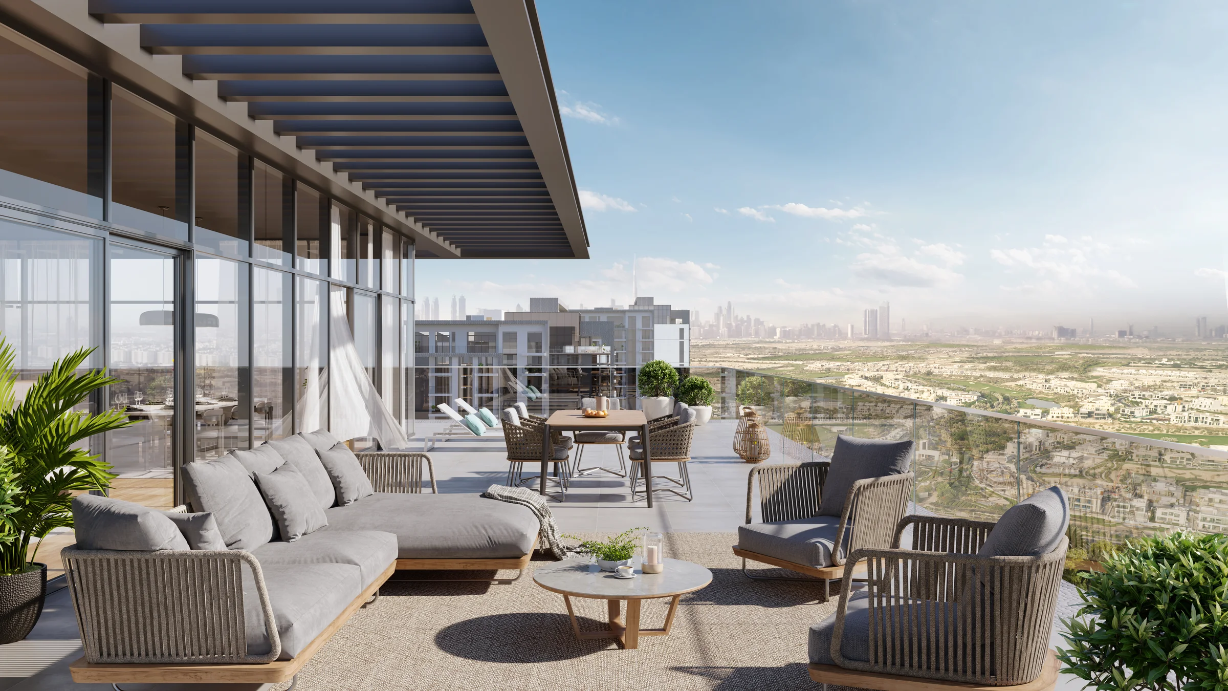 Golf-course setting in Dubai Hills