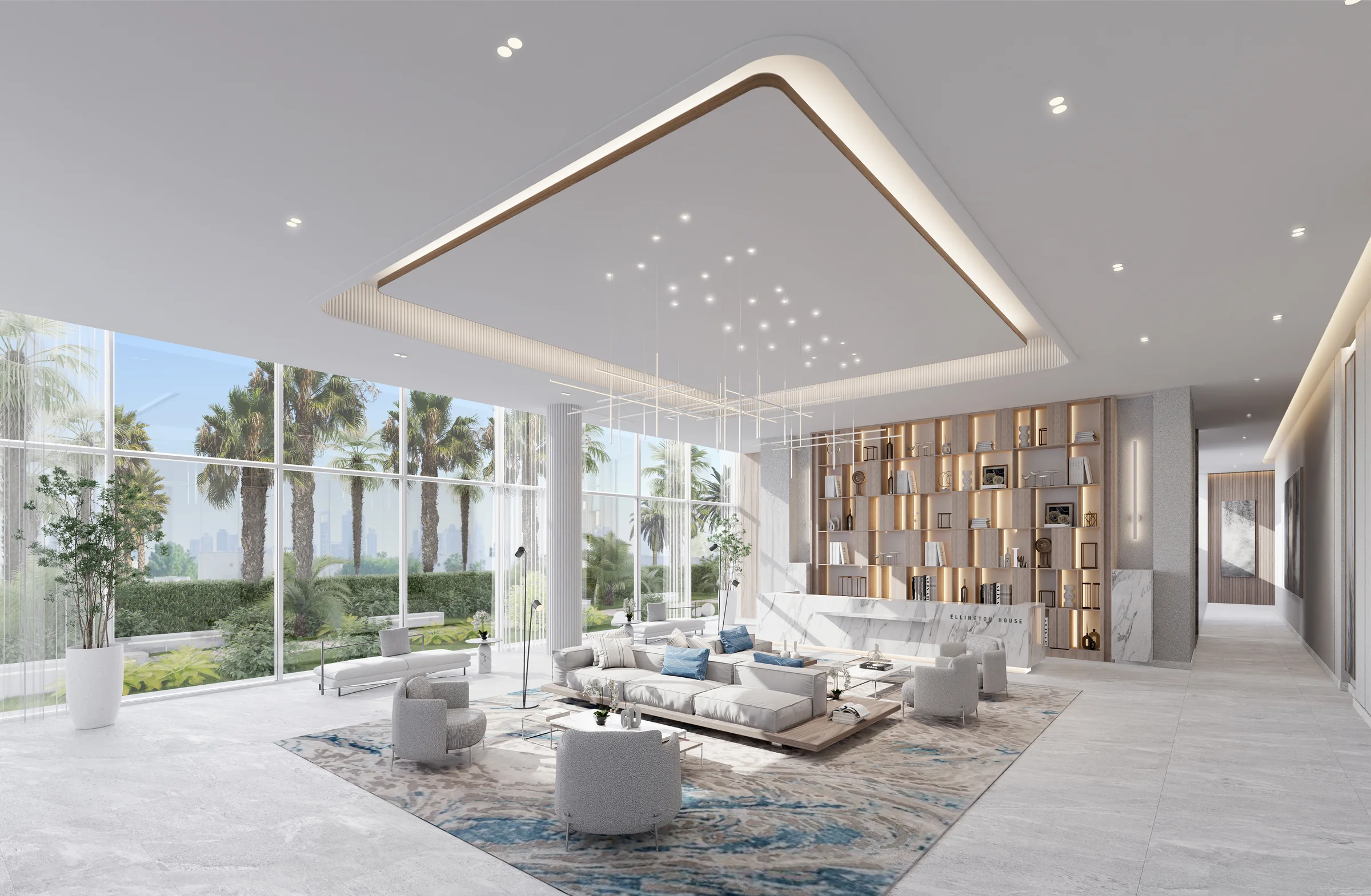 Lobby, clubhouse and family spaces
