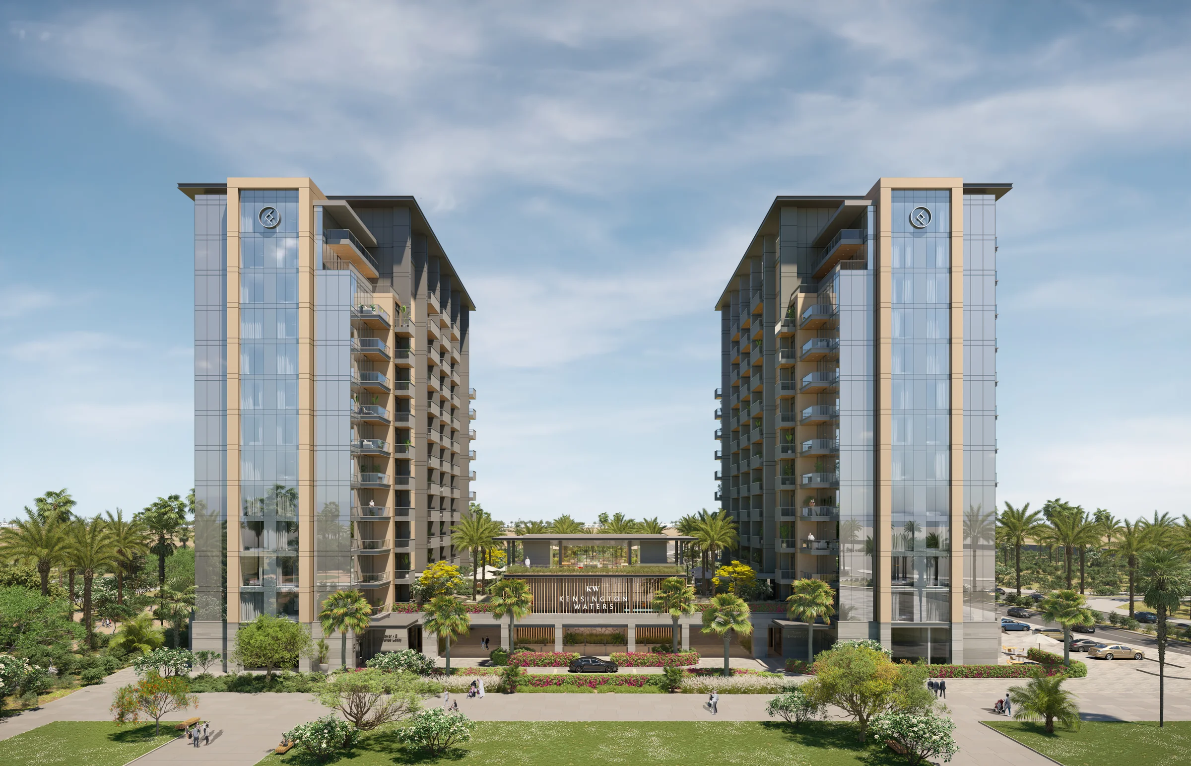 Two towers in MBR City