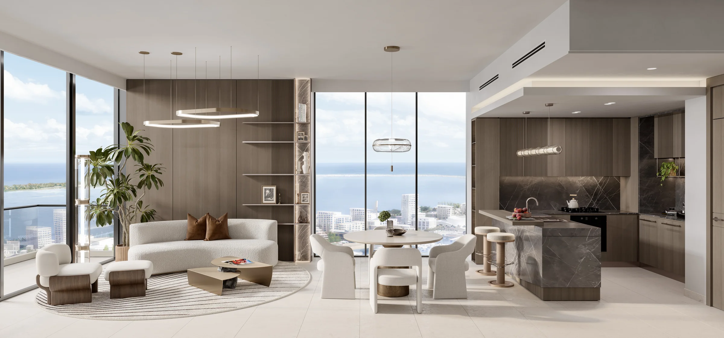 Nine home types, studio to duplex penthouse