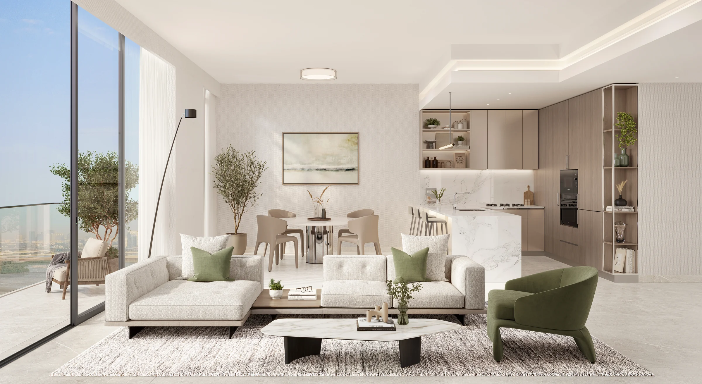 Ten layouts from one to three bedrooms